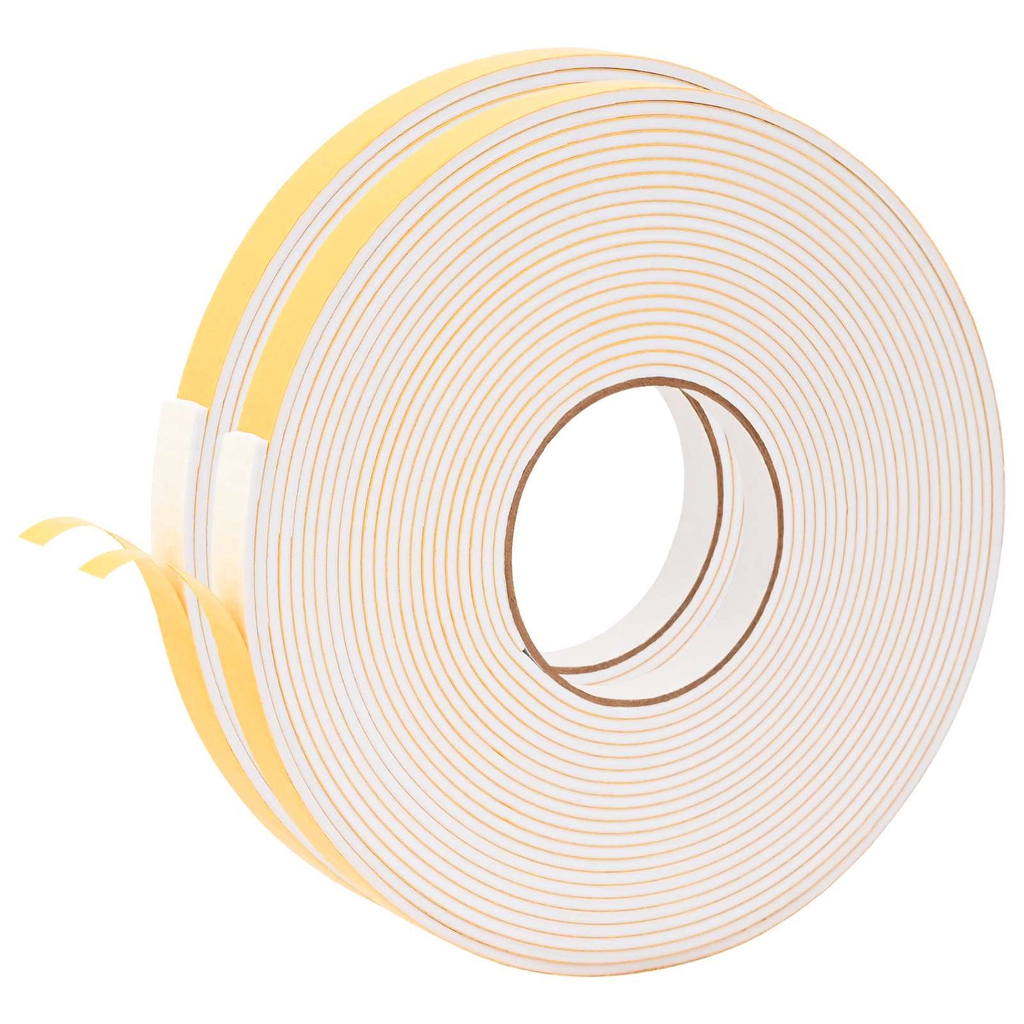 Selvklebende skum tape 2 stk. Hvit 15mm x 10m CR skum