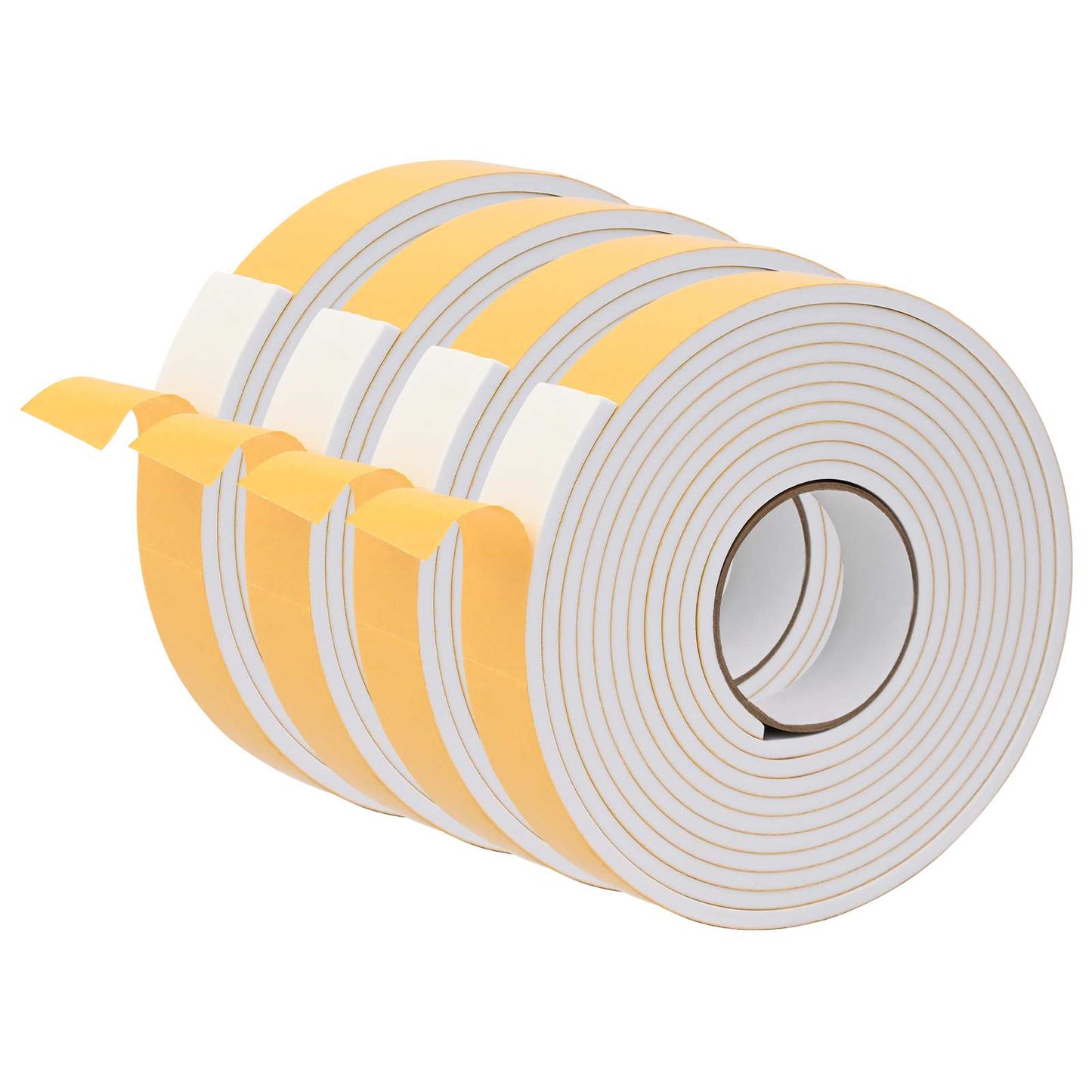 Selvklebende skum tape 4 stk. Hvit 30mm x 5m CR skum