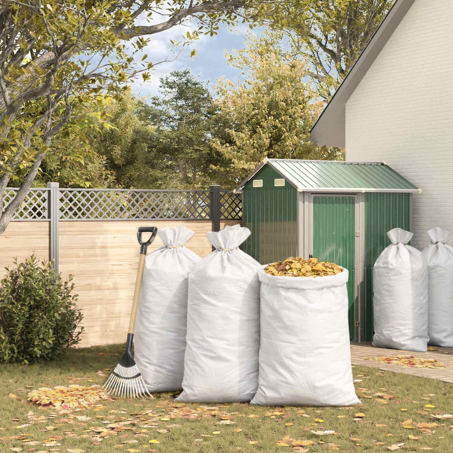 Vevde sekker 10 pcs Hvit 100 x 150 cm PP
