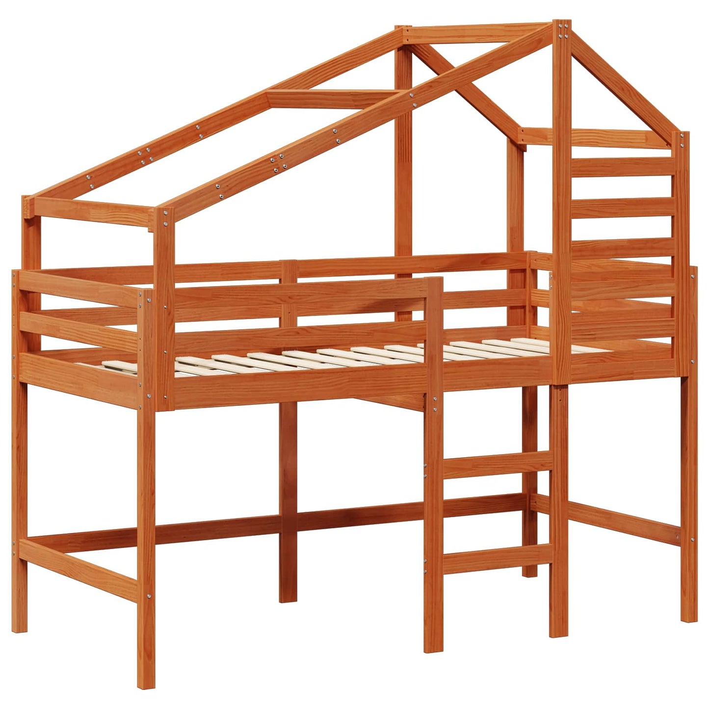 Hemsengeramme VoksBrun 90 x 190 cm Massiv furu
