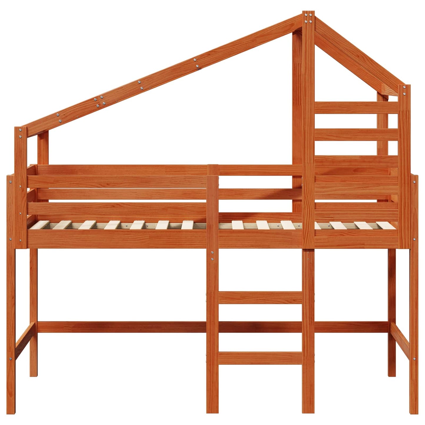 Hemsengeramme VoksBrun 90 x 190 cm Massiv furu