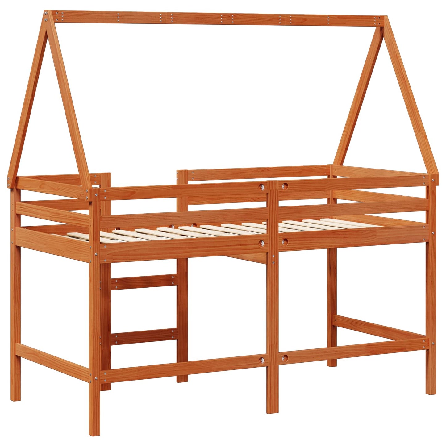 Hemsengeramme VoksBrun 90 x 190 cm Massiv furu