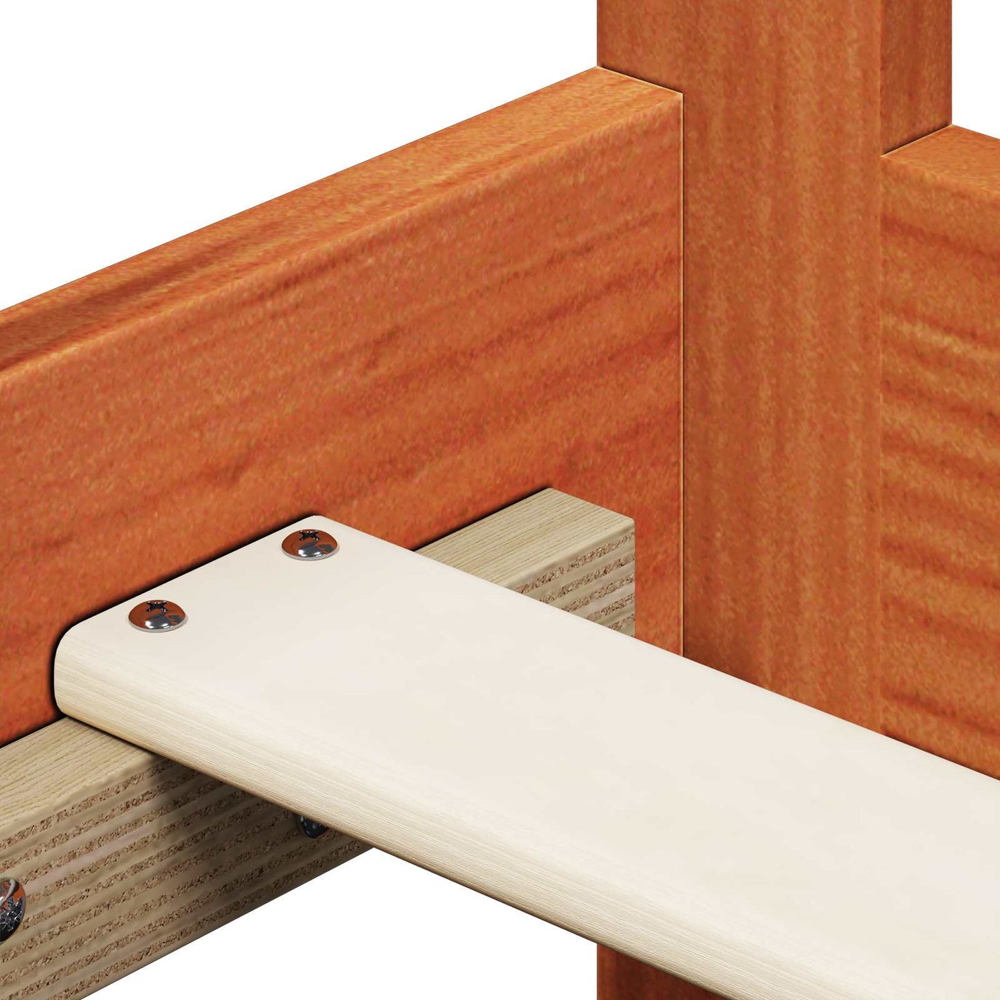 Dagsengsett 3 pcs VoksBrun Massiv furu