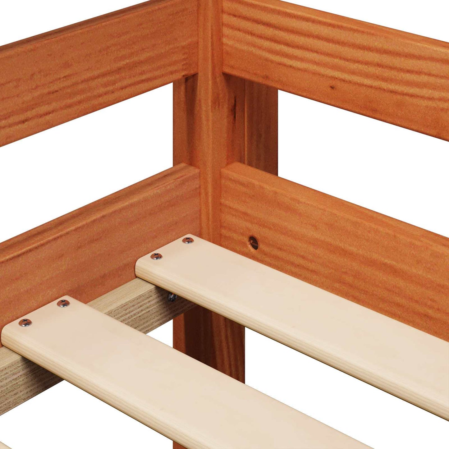 Hemsengeramme VoksBrun 90 x 190 cm Massiv furu