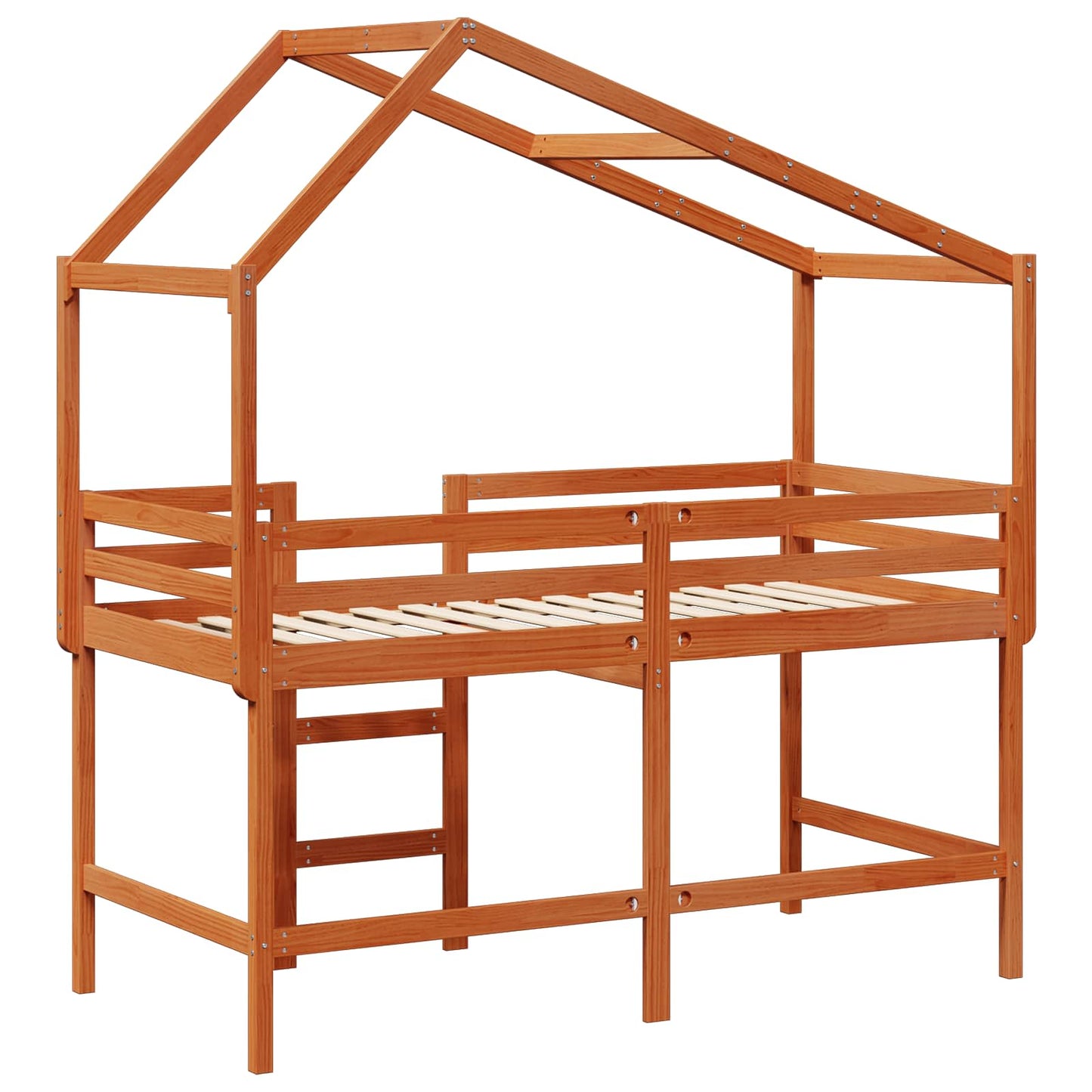 Hemsengeramme VoksBrun 90 x 190 cm Massiv furu