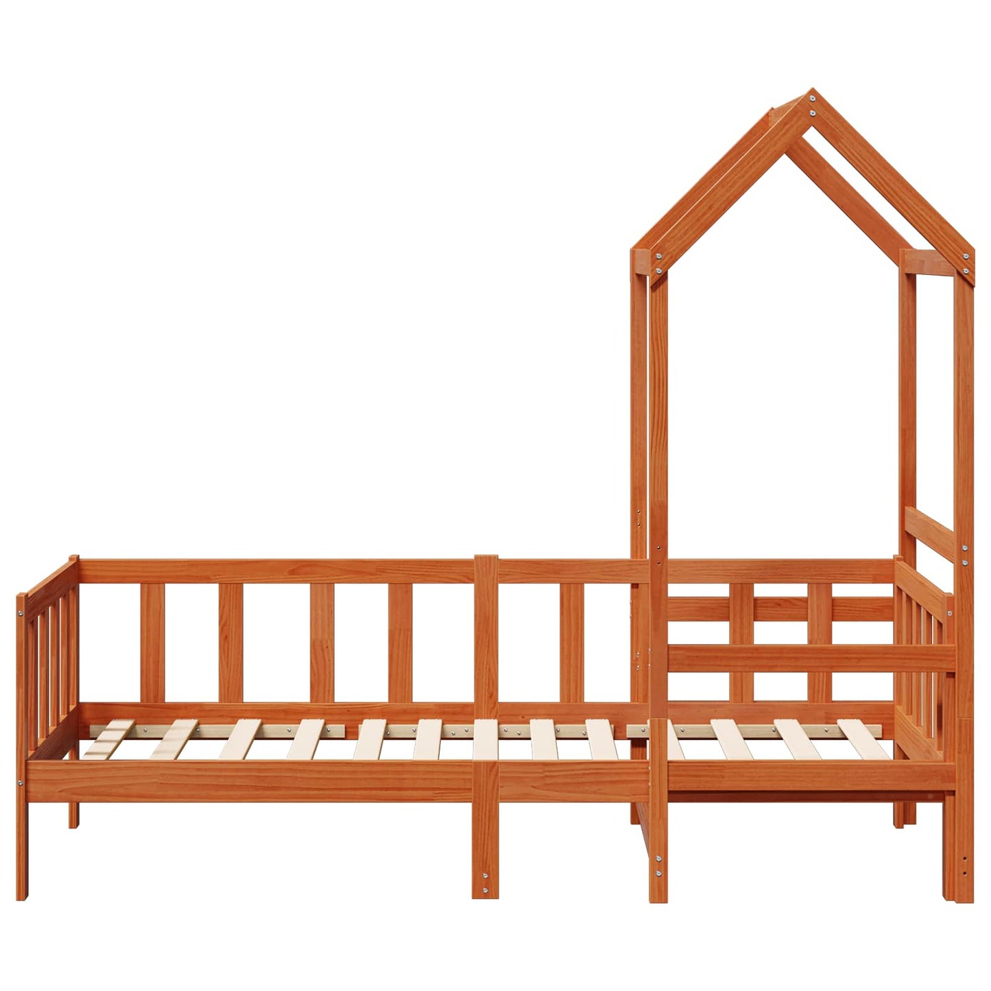 Dagsengsett 2 pcs Vokset Brun Massiv furu