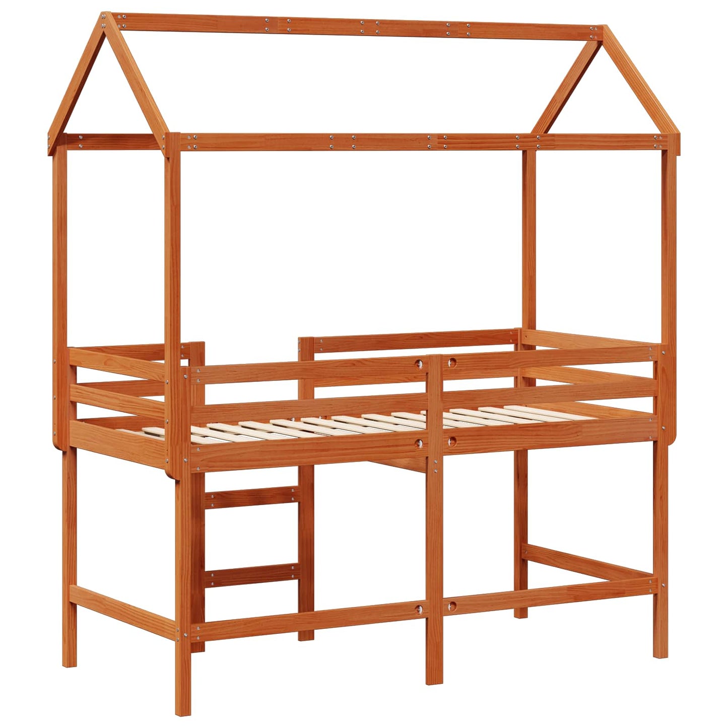 Hemsengeramme VoksBrun 90 x 190 cm Massiv furu