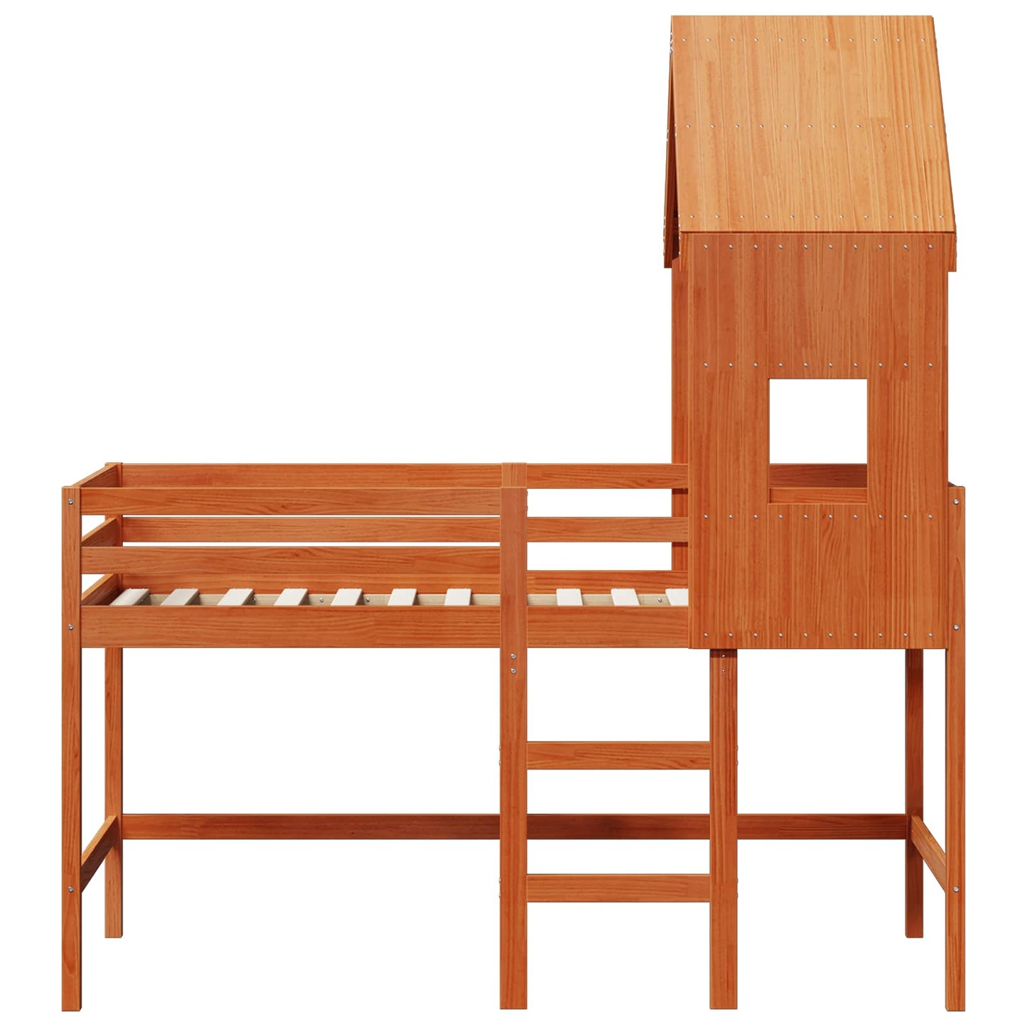 Hemsengeramme VoksBrun 90 x 190 cm Massiv furu