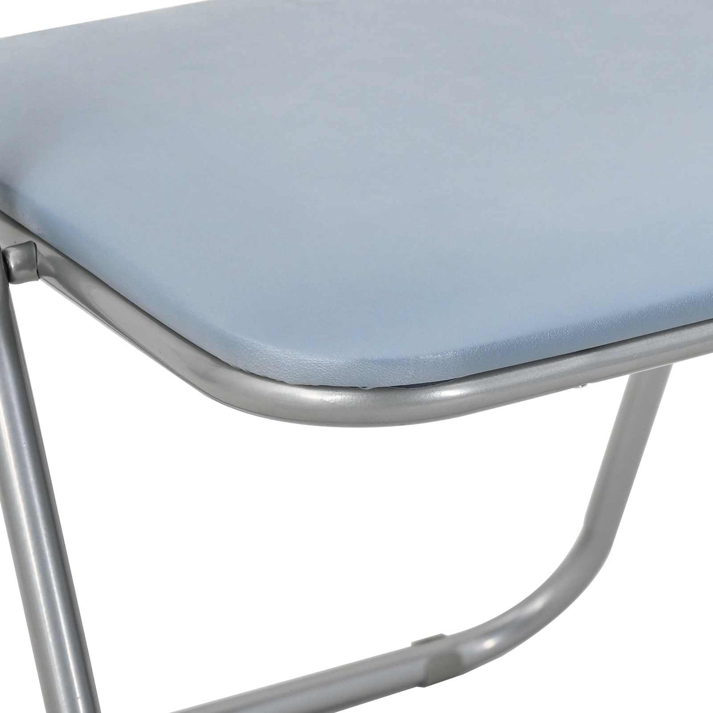 Samlebar Dinning Stol 2 pcs Grå 48 x 43,5 x 81 cm PVC stål vidaXL