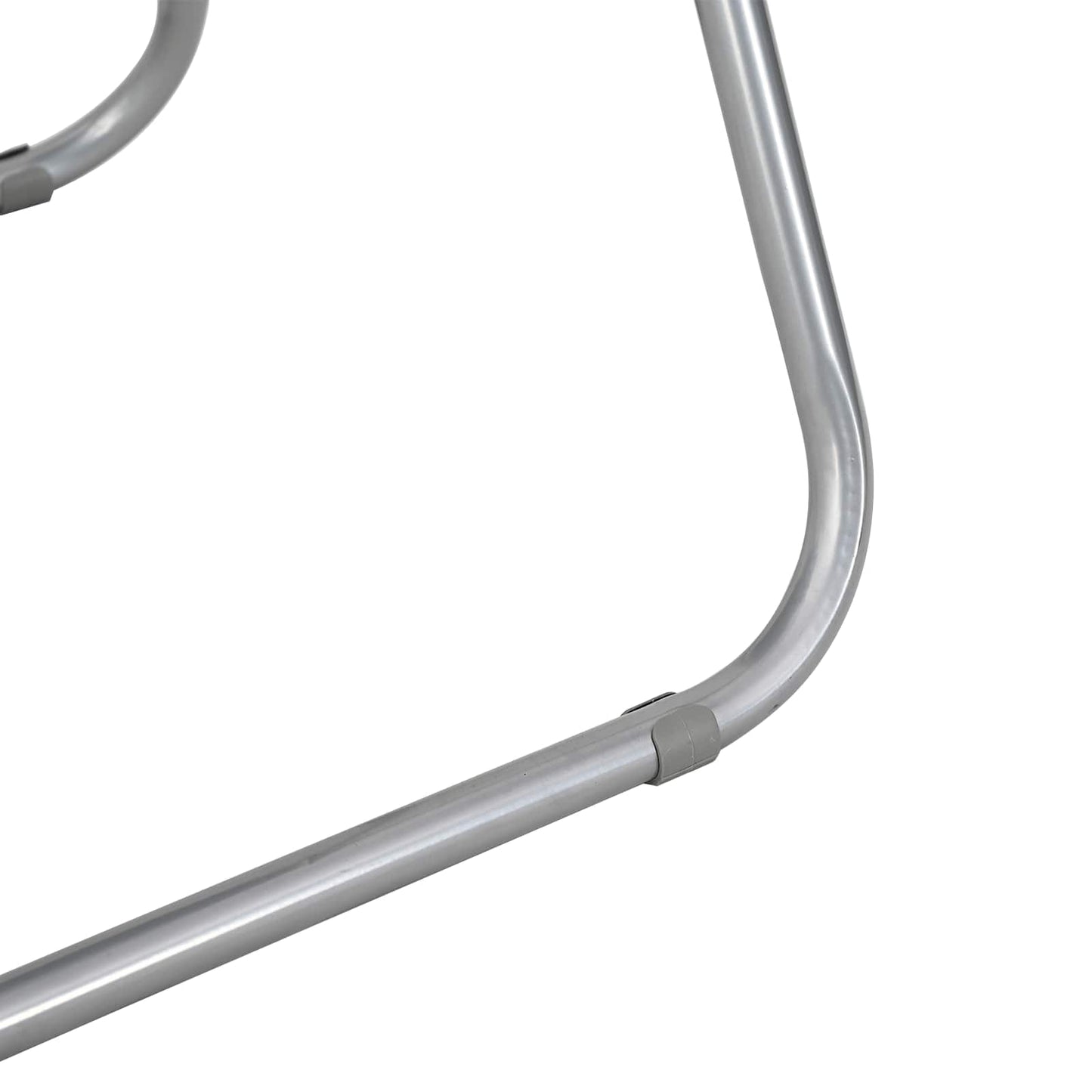 Samlebar Dinning Stol 2 pcs Grå 48 x 43,5 x 81 cm PVC stål vidaXL