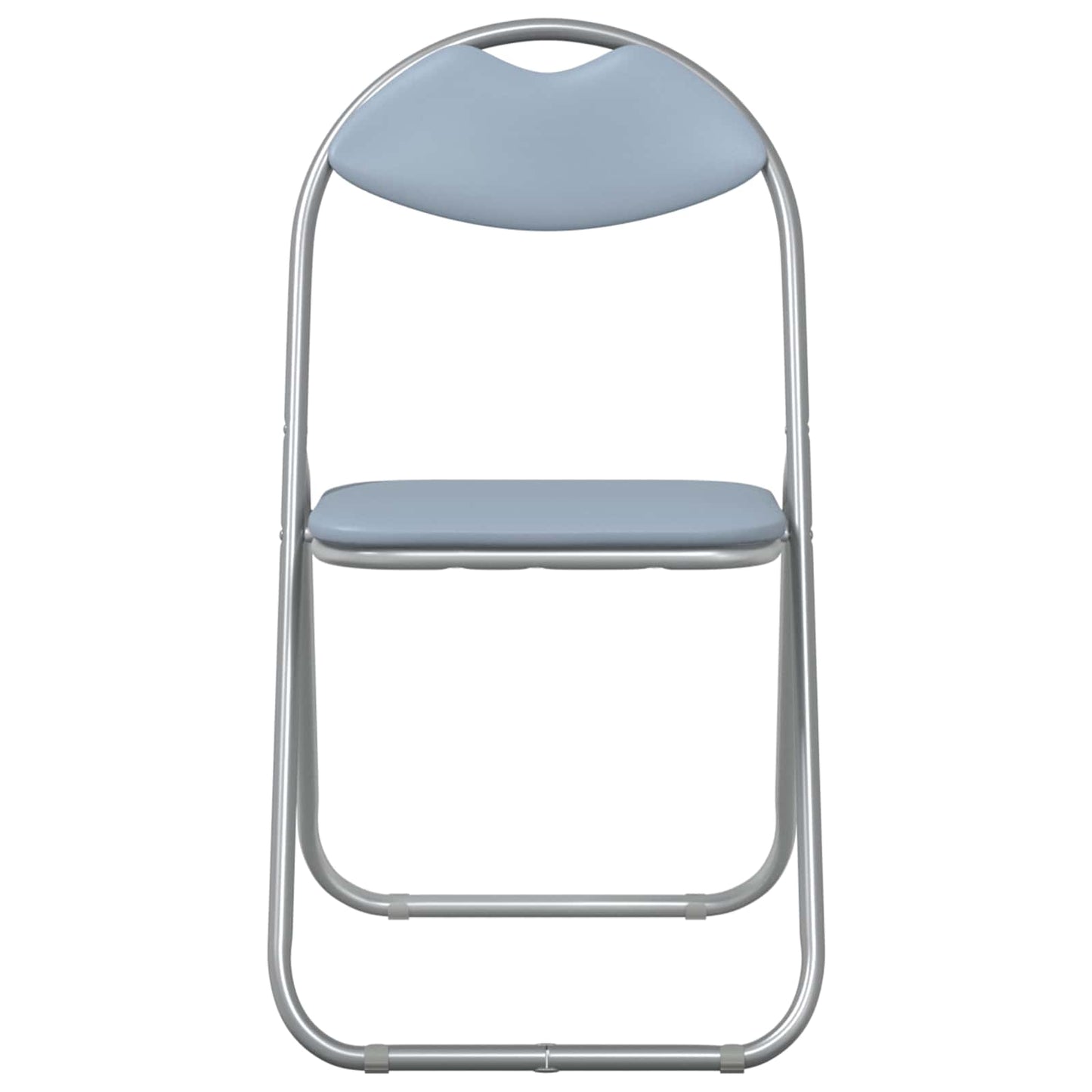 Samlebar Dinning Stol 2 pcs Grå 48 x 43,5 x 81 cm PVC stål vidaXL