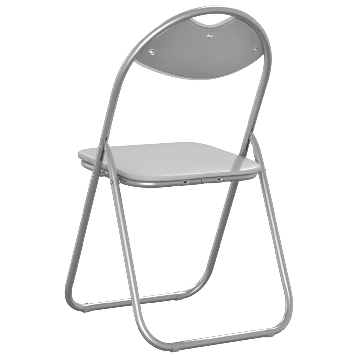 Samlebar Dinning Stol 8 pcs Hvit 48 x 43,5 x 81 cm PVC stål vidaXL