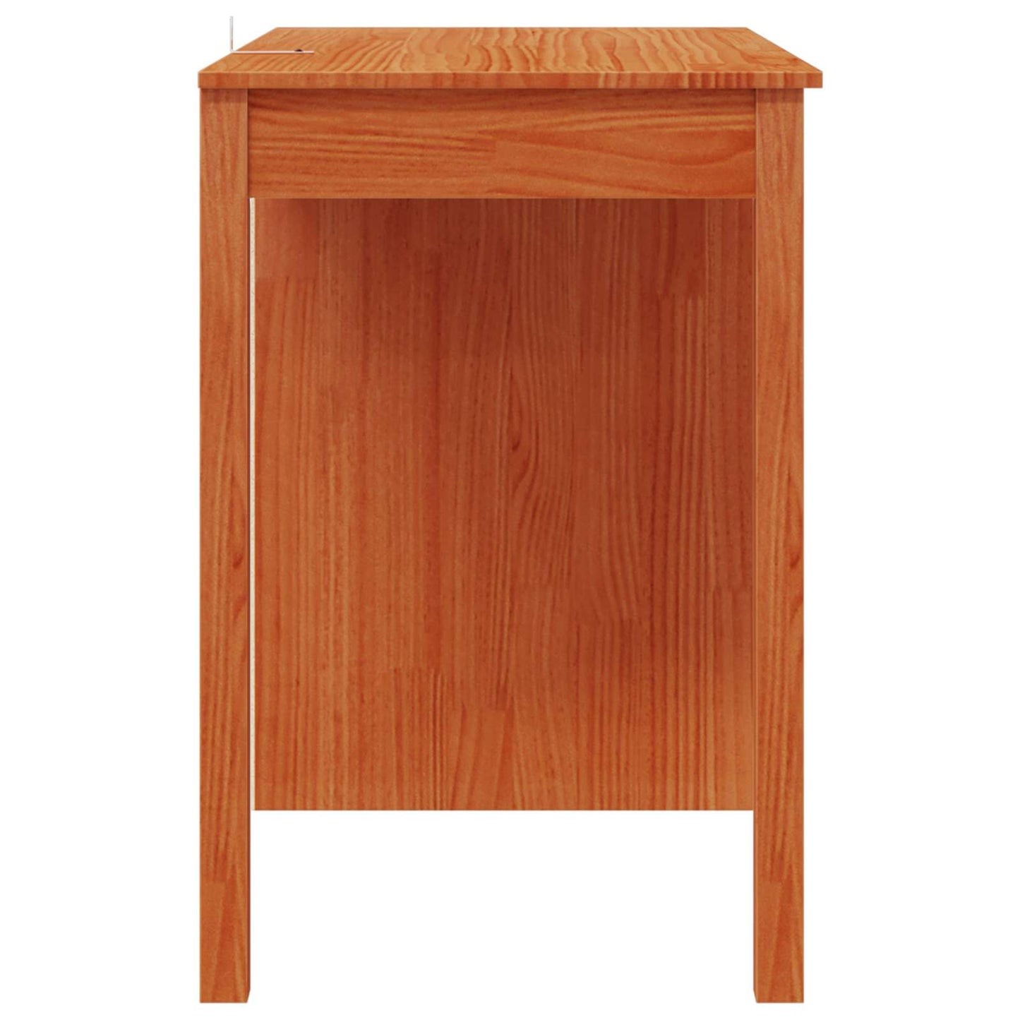 Skrivebord med skuff VoksBrun 100 x 50 x 74 cm Massiv furu vidaXL