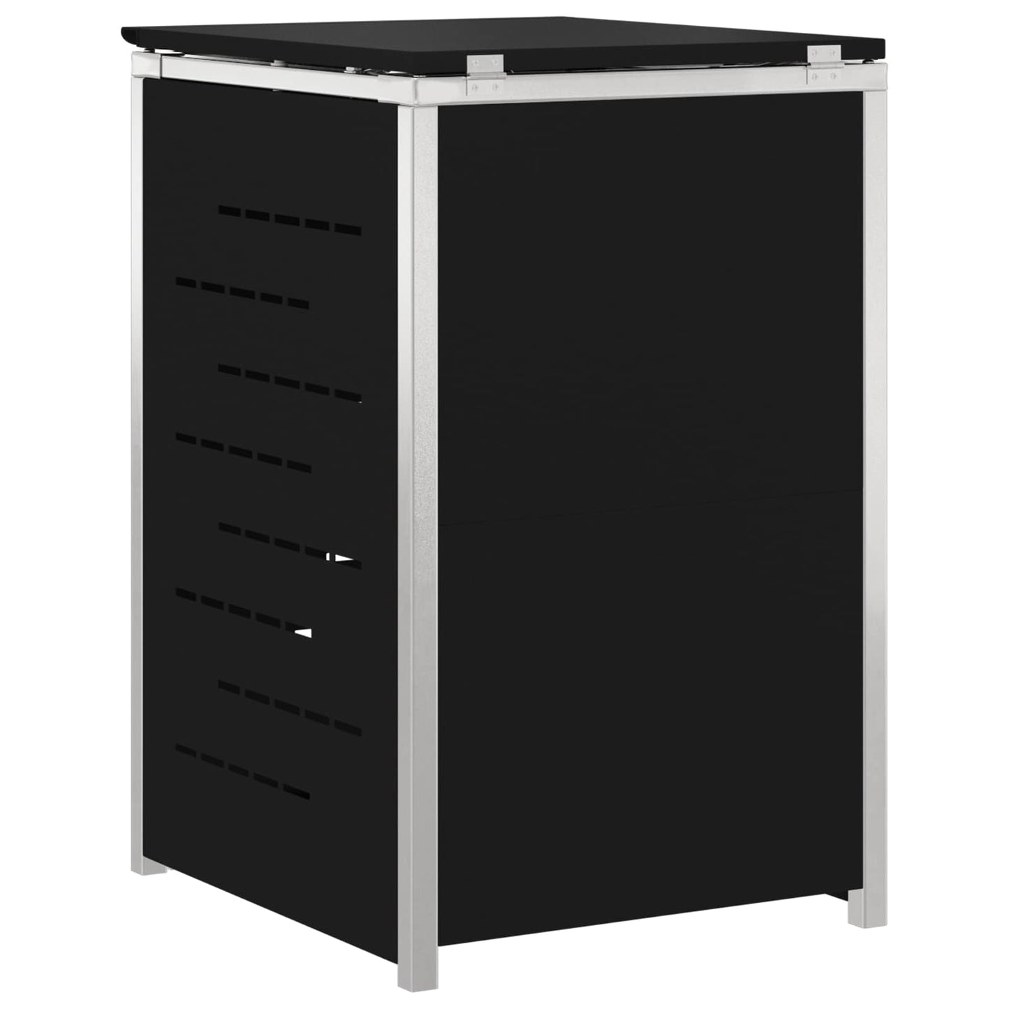 Avfallsbeholderoppbevaring Svart 77,5 x 69 x 112,5 cm