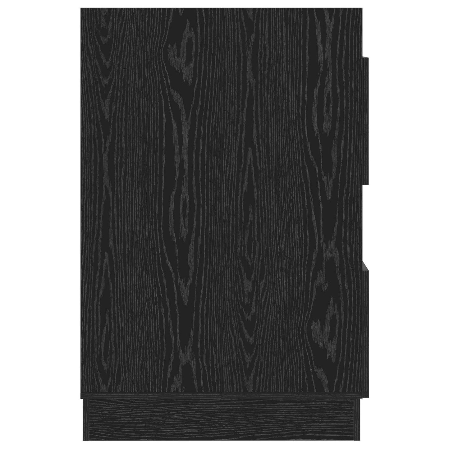 Vaskeromskap med dør Svart Eik 50 x 68 x 102 cm Konstruert tre