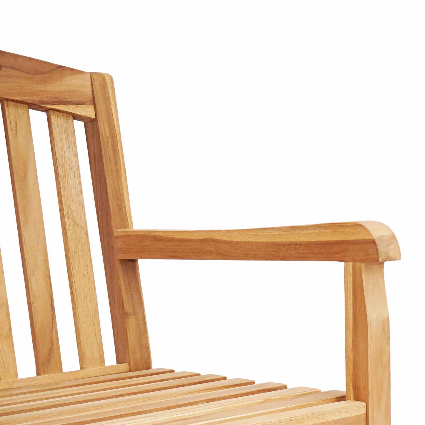 Håndlaget Rosebenk Naturlig 114 x 60,5 x 95 cm Massivt Teaktre