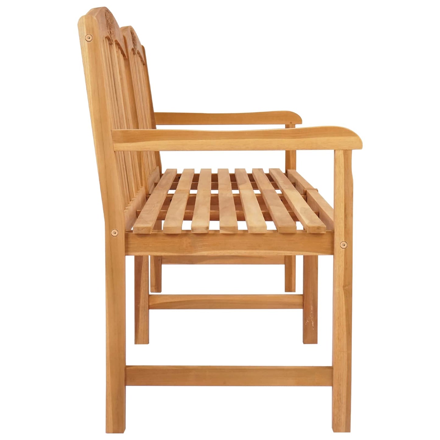 Håndlaget Rosebenk Naturlig 150 x 60 x 90 cm Massivt Teaktre