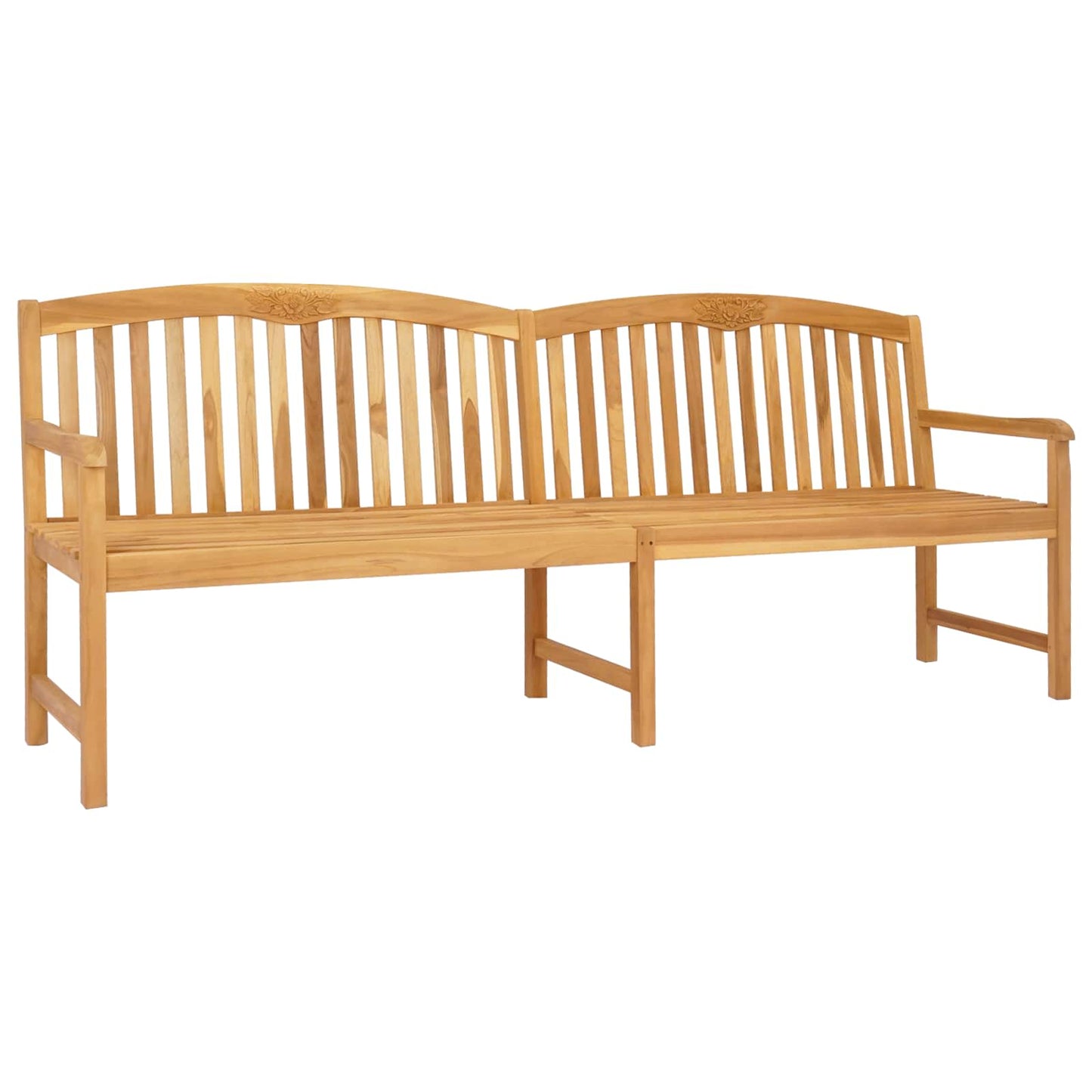 Håndlaget Rosebenk Naturlig 228 x 60 x 90 cm Massivt Teaktre