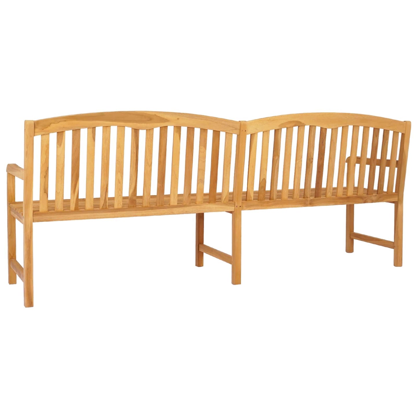 Håndlaget Rosebenk Naturlig 228 x 60 x 90 cm Massivt Teaktre