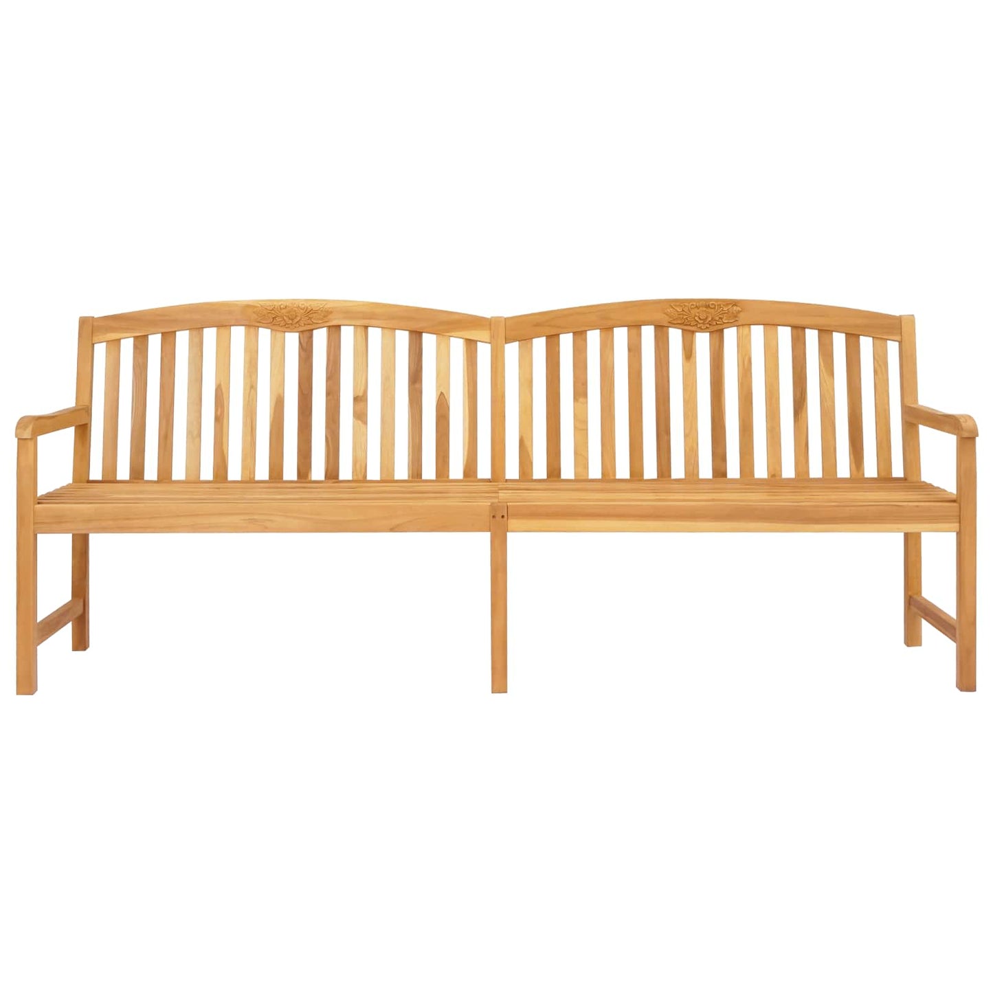 Håndlaget Rosebenk Naturlig 228 x 60 x 90 cm Massivt Teaktre