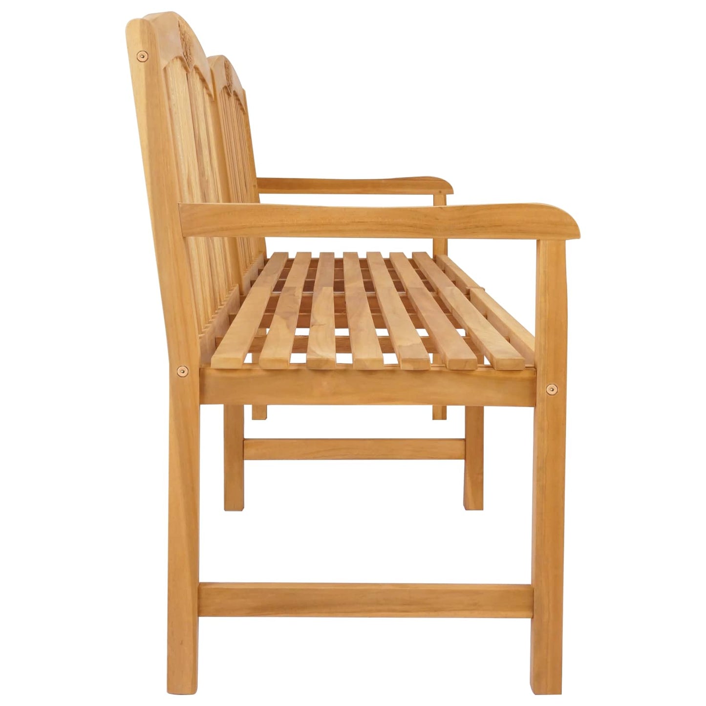 Håndlaget Rosebenk Naturlig 228 x 60 x 90 cm Massivt Teaktre