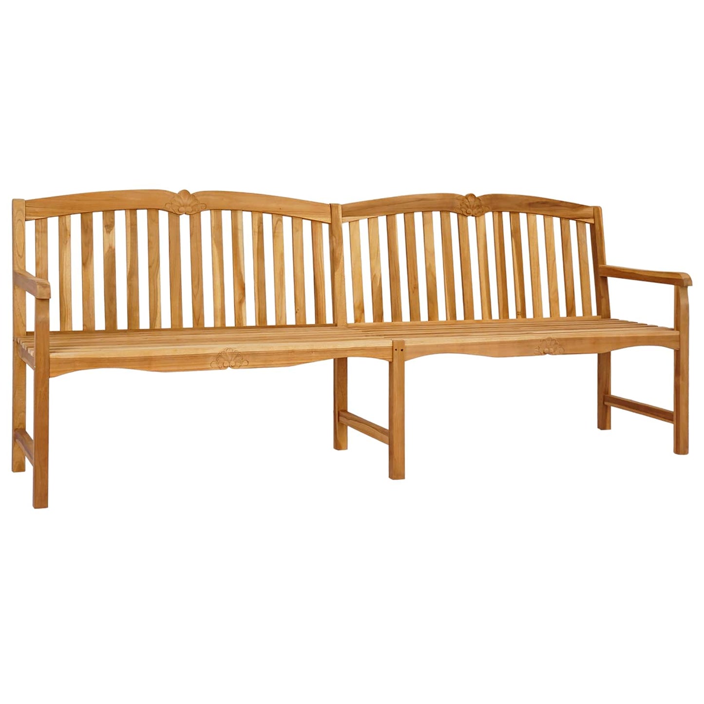 Håndlaget Rosebenk 228 x 61 x 94,5 cm Massivt Teaktre Naturlig