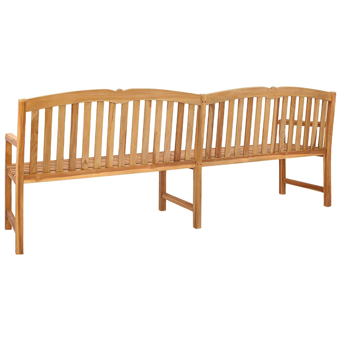 Håndlaget Rosebenk 228 x 61 x 94,5 cm Massivt Teaktre Naturlig