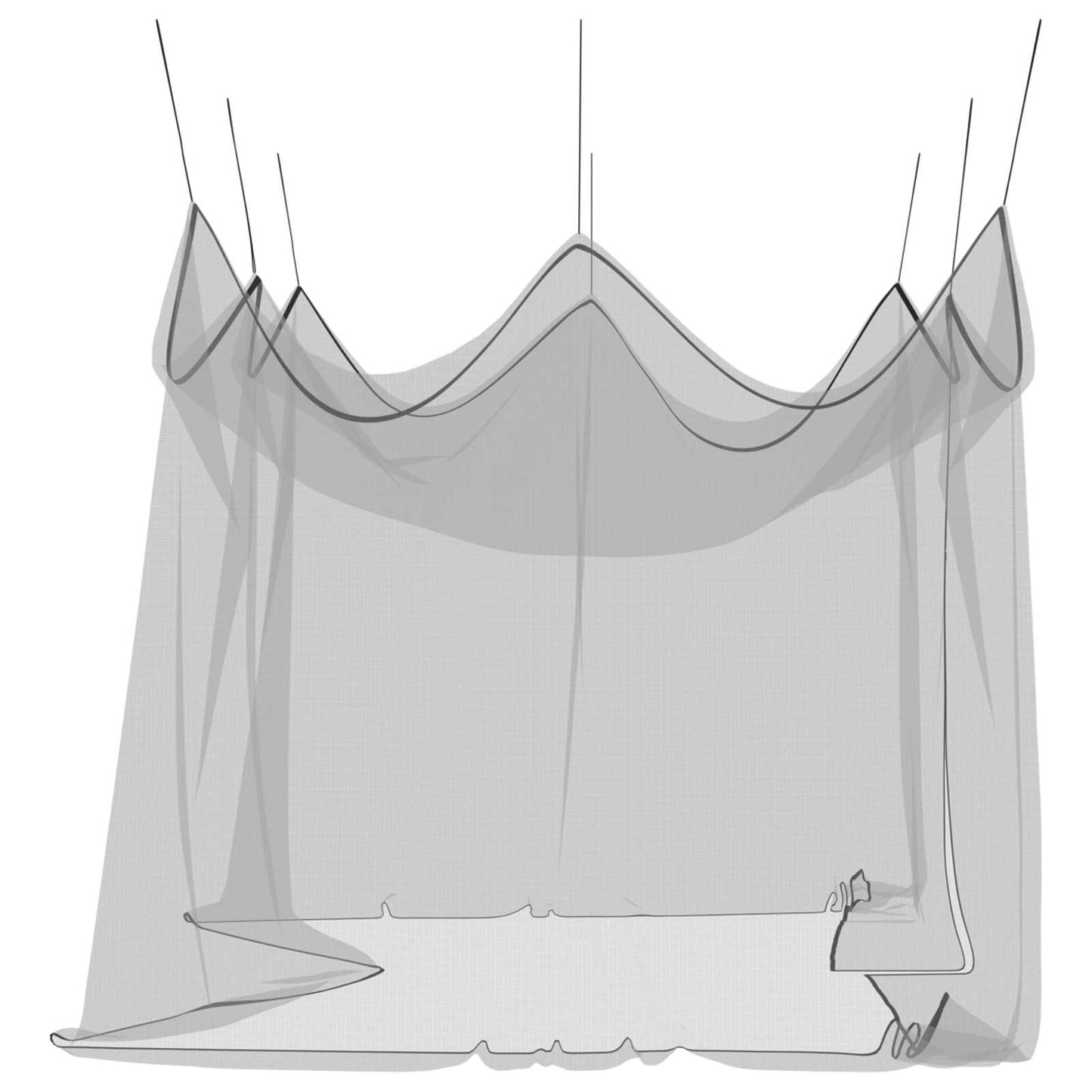 Hage Myggenett 156 Mesh Svart 3 x 4,5 x 2,5 m Polyester