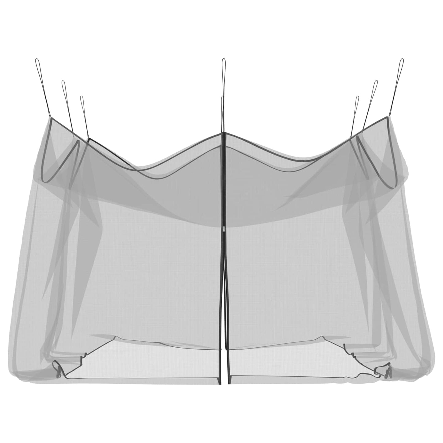 Hage Myggenett 156 Mesh Svart 4 x 4 x 2,5 m Polyester