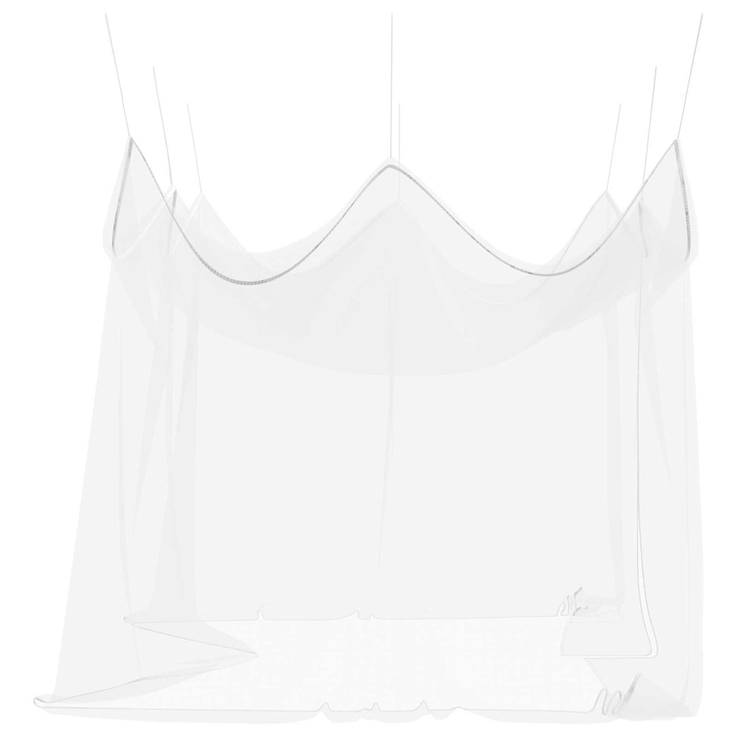 Hage Myggenett 156 Mesh Hvit 3 x 4,5 x 2,5 m Polyester