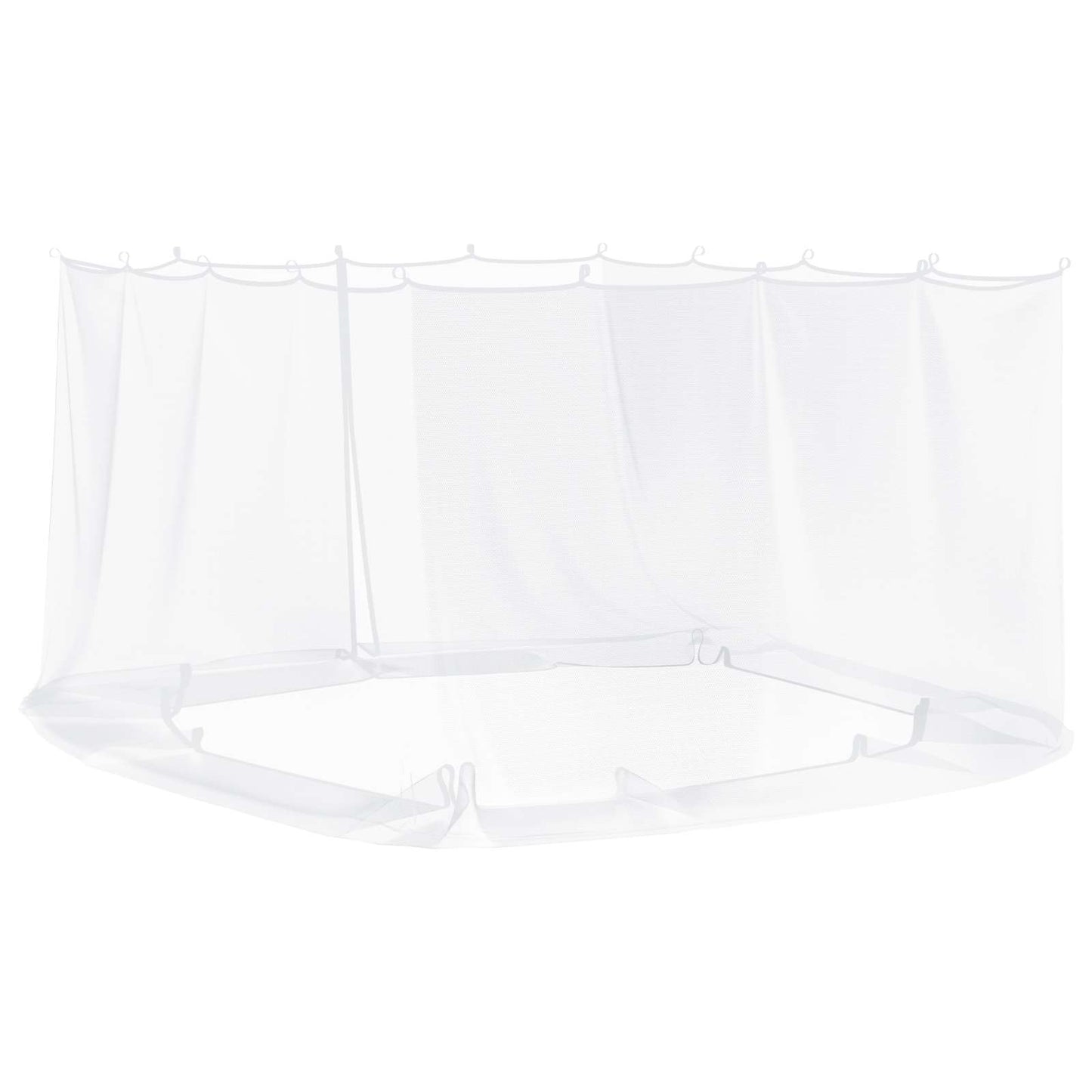 Myggnett for hagepavillon 220 mesh Hvit 3,6 x 3 x 2 cm