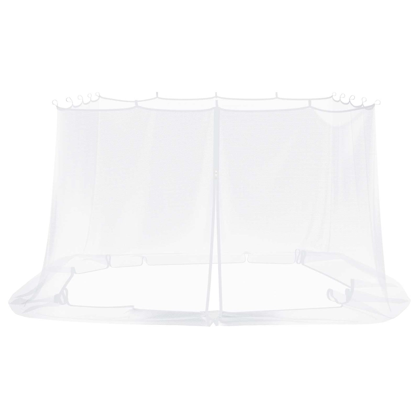 Myggnett for hagepavillon 220 mesh Hvit 3,6 x 3 x 2 cm