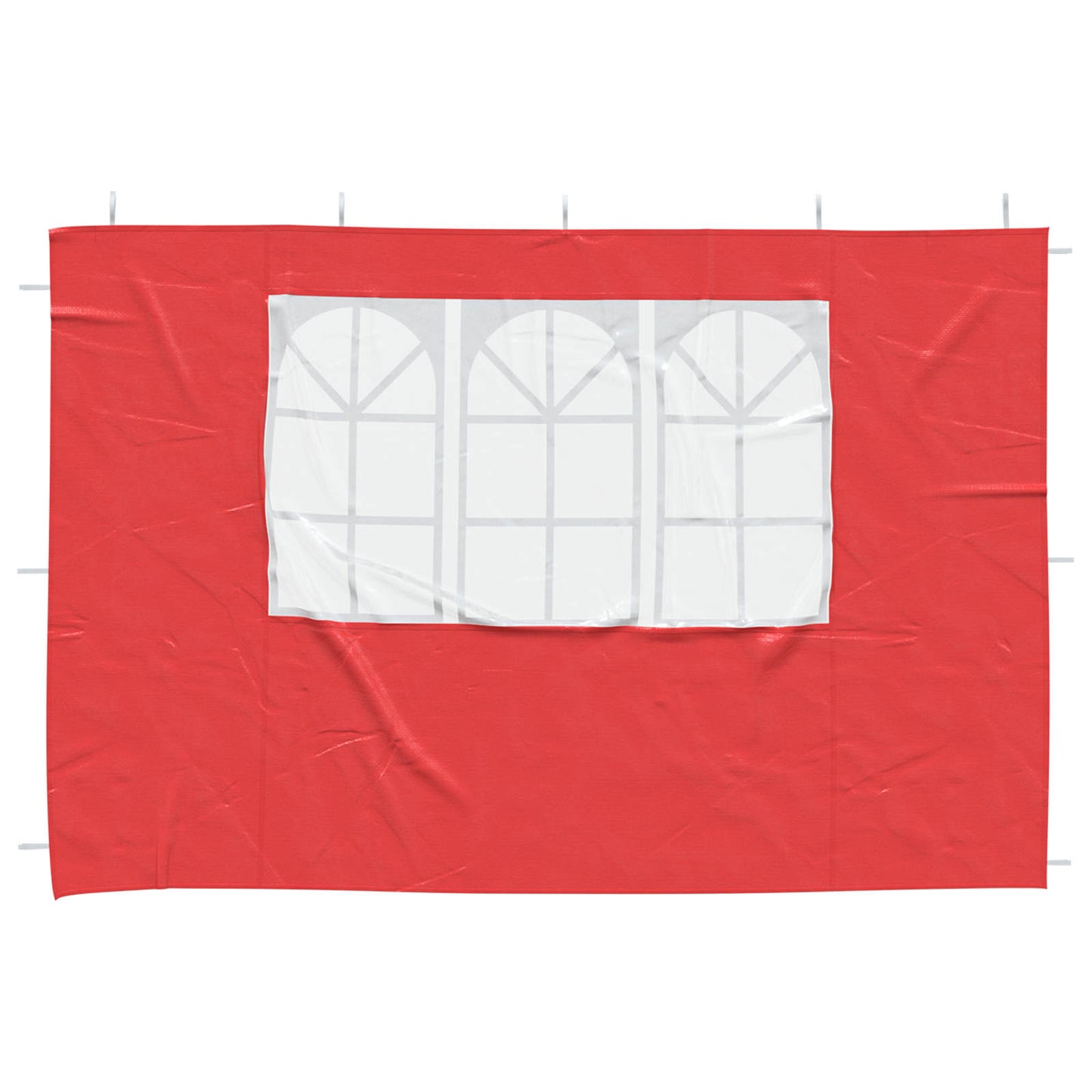 Party Telt Sidevegg 2 pcs 300 x 195 cm Rød PE og stål
