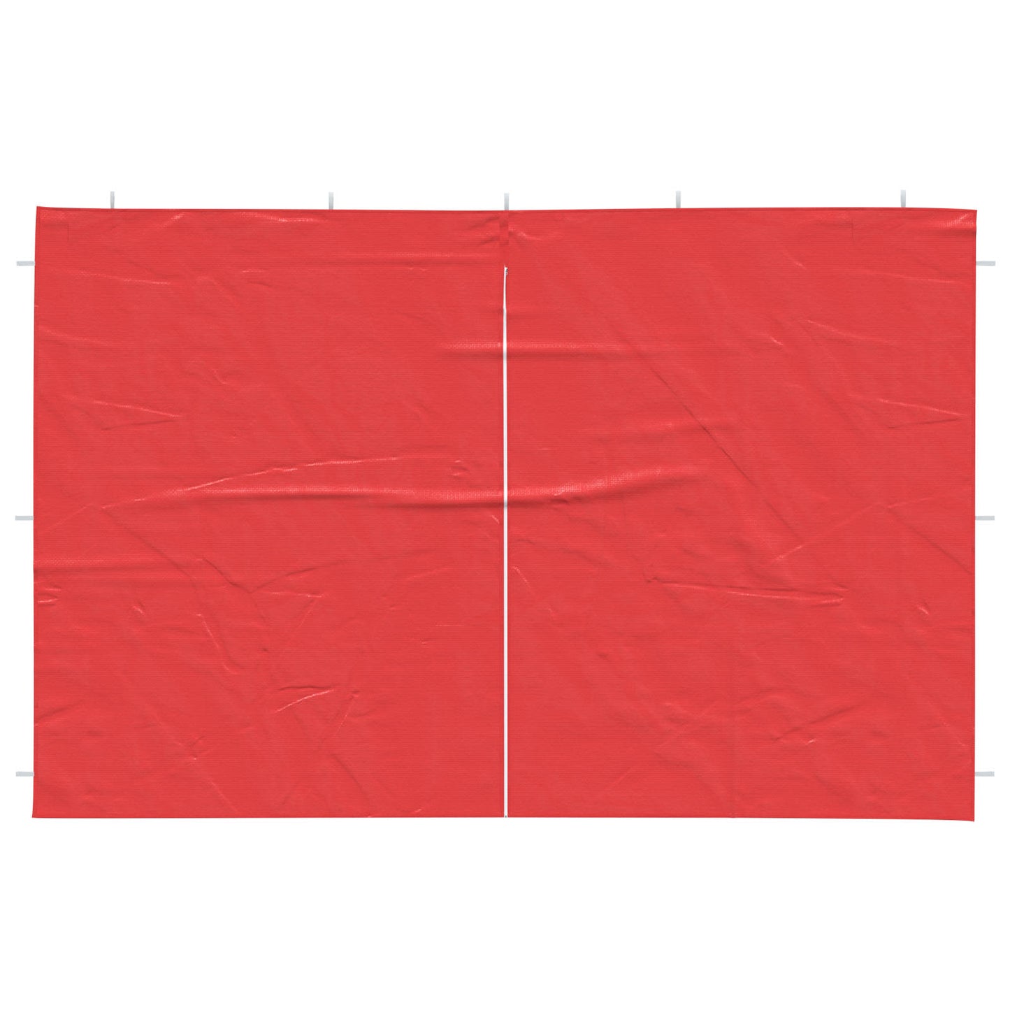 Party Telt Sidevegg 2 pcs Rød 300 x 195 cm PE og stål