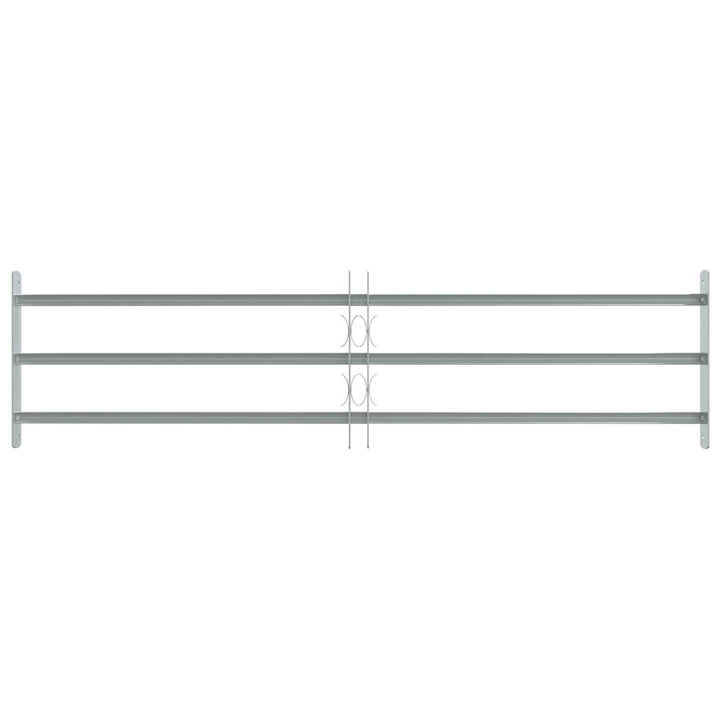 Sikkerhetsgitter for vinduer med 3 tverrbjelker 3 pcs