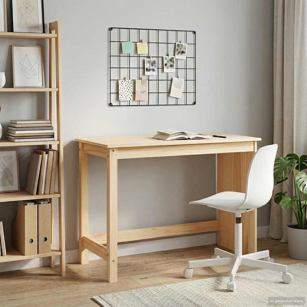 Skrivebord Brun 112 x 50 x 75 cm Massiv furu