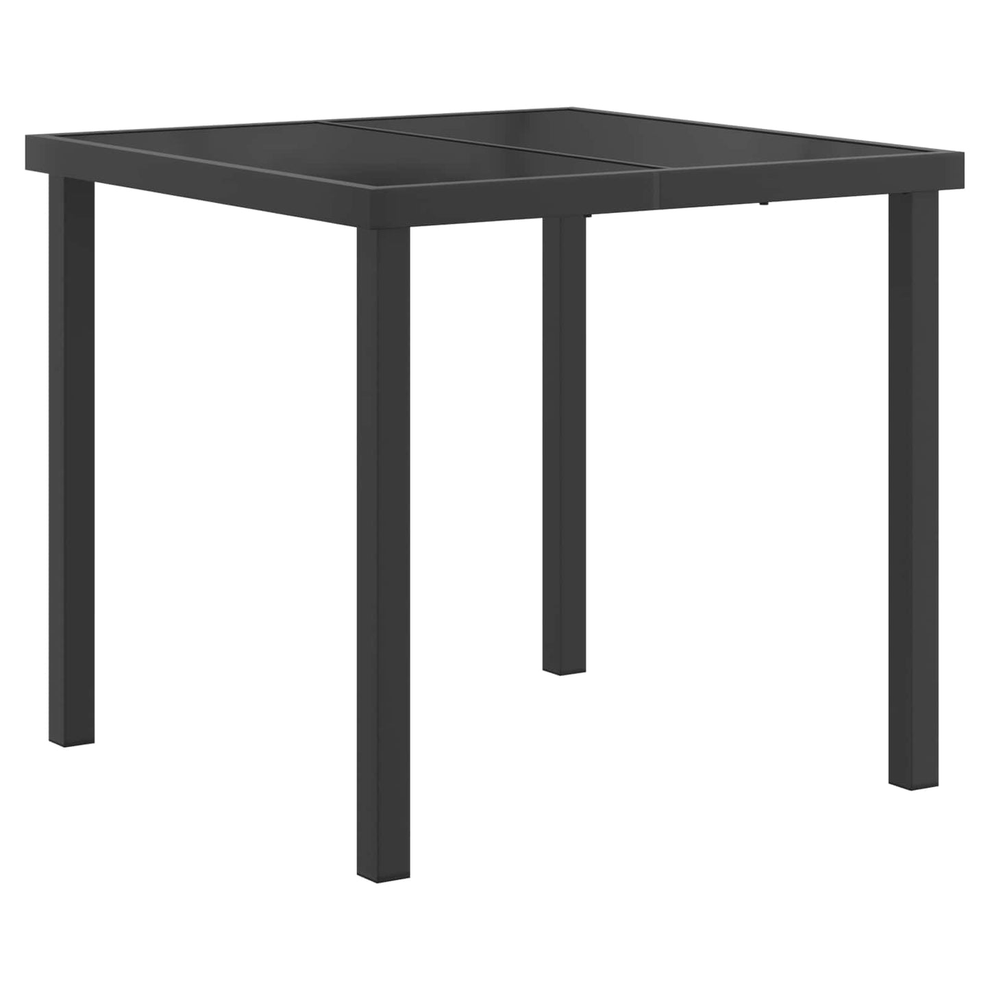 Utemøbelsett 3 pcs Svart og Anthracite 80 x 80 x 73 cm