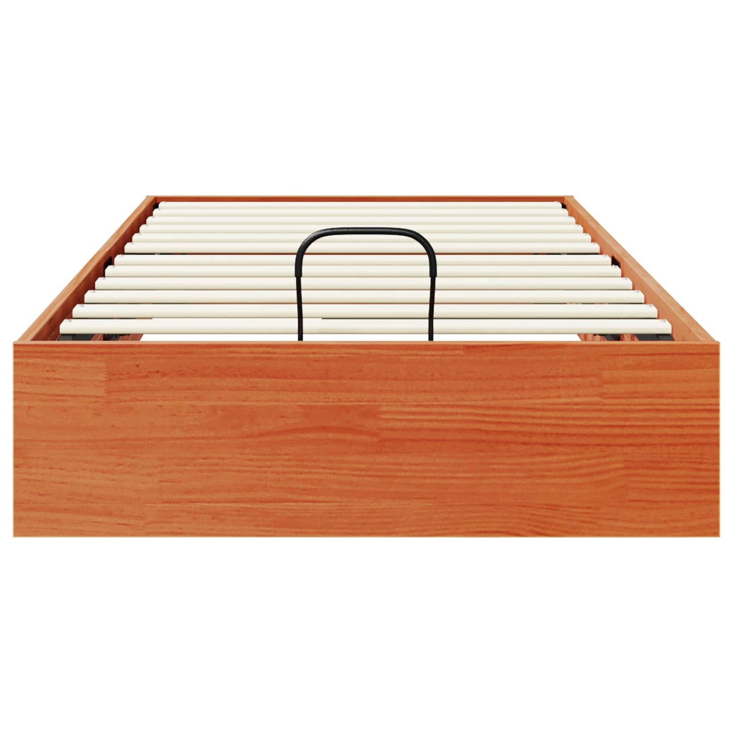 Ottoman Seng Ramme med Oppbevaring VoksBrun 80 x 200 cm