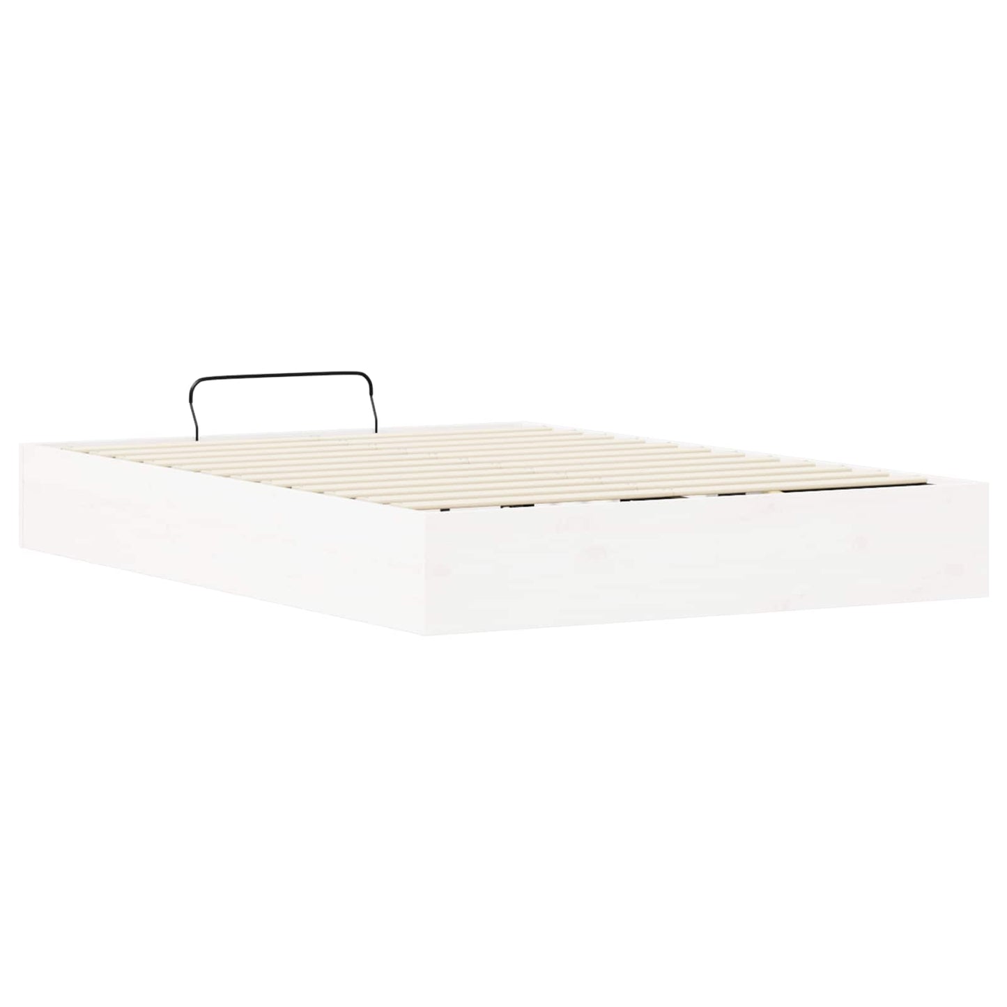 Ottoman Seng Ramme med Oppbevaring Hvit 120 x 190 cm