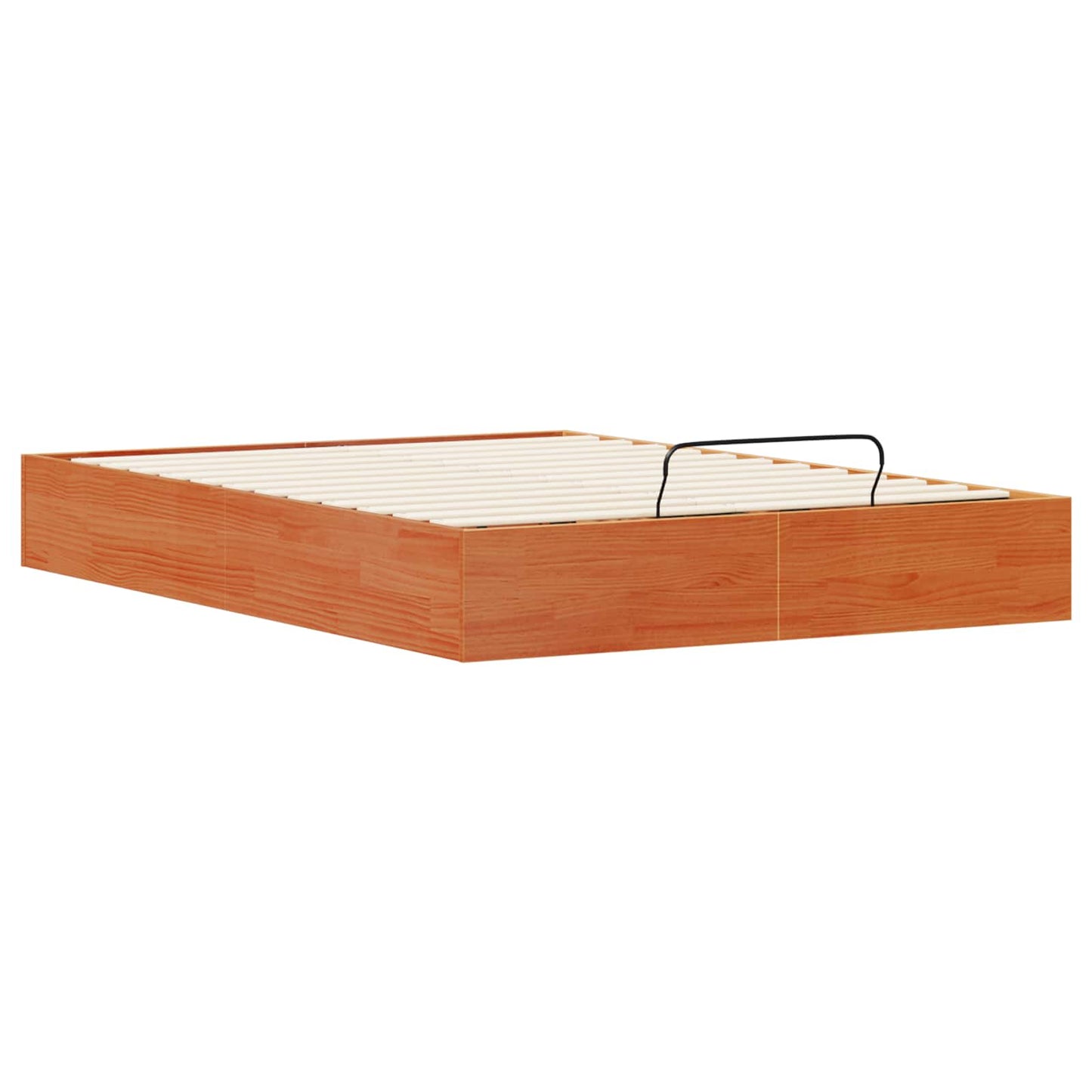 Ottoman Seng Ramme med Oppbevaring VoksBrun 120 x 190 cm