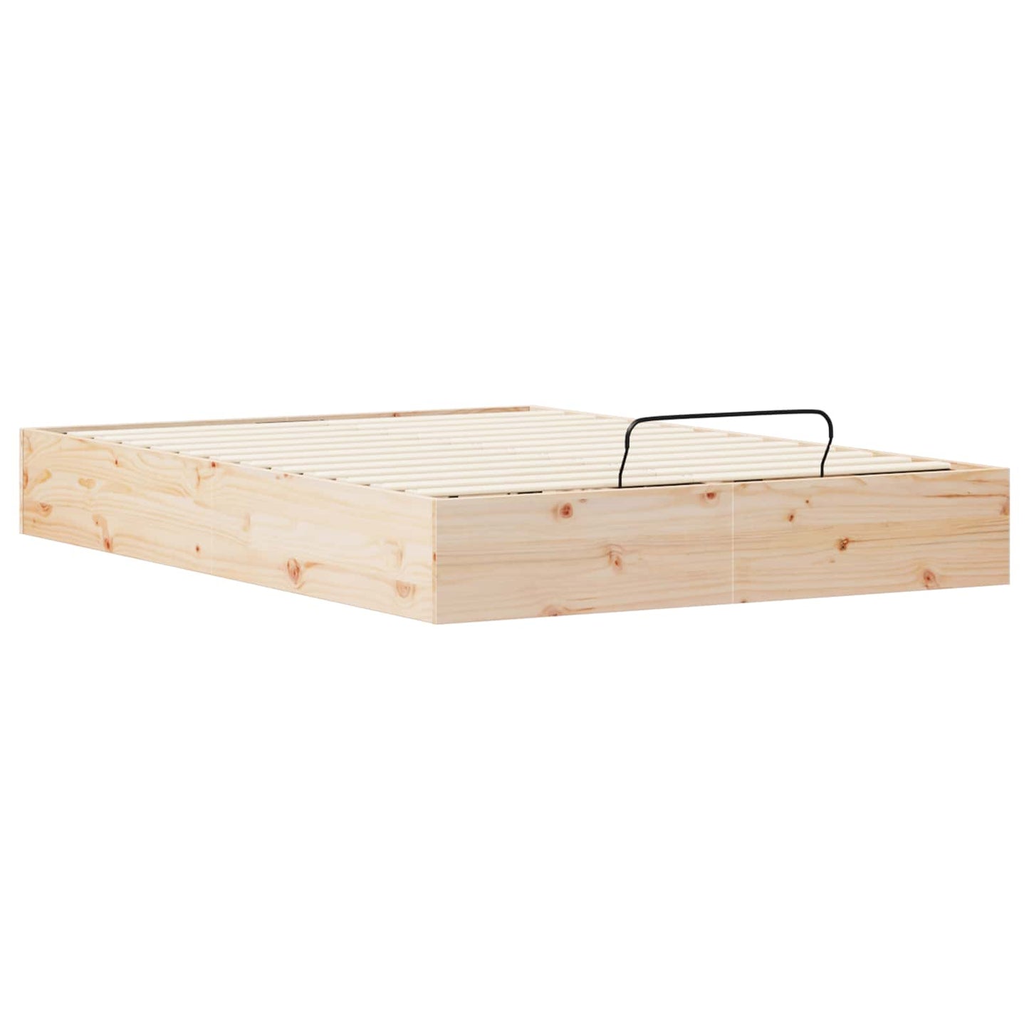 Ottoman Seng Ramme med Oppbevaring Naturlig 150 x 200 cm