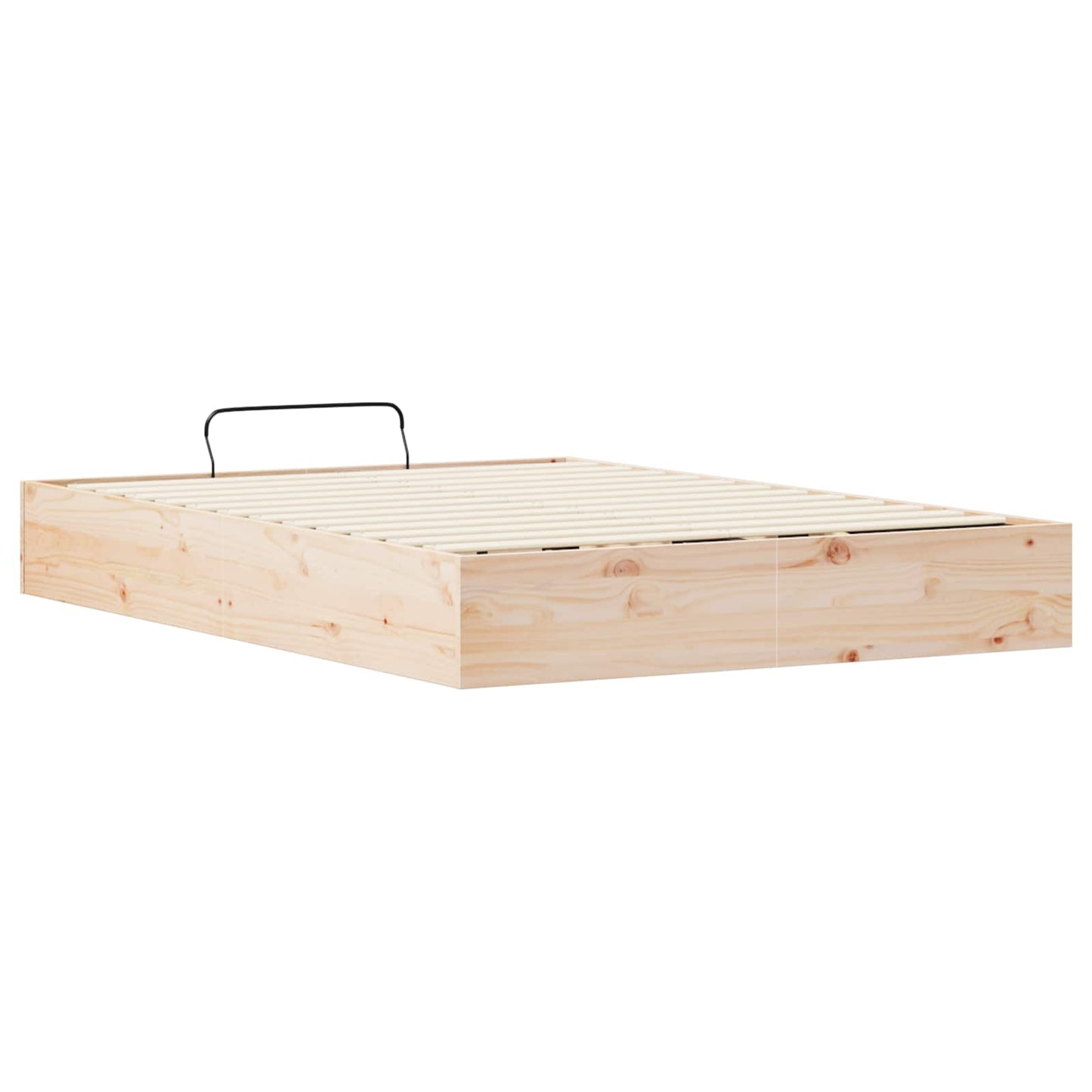 Ottoman Seng Ramme med Oppbevaring Naturlig 150 x 200 cm