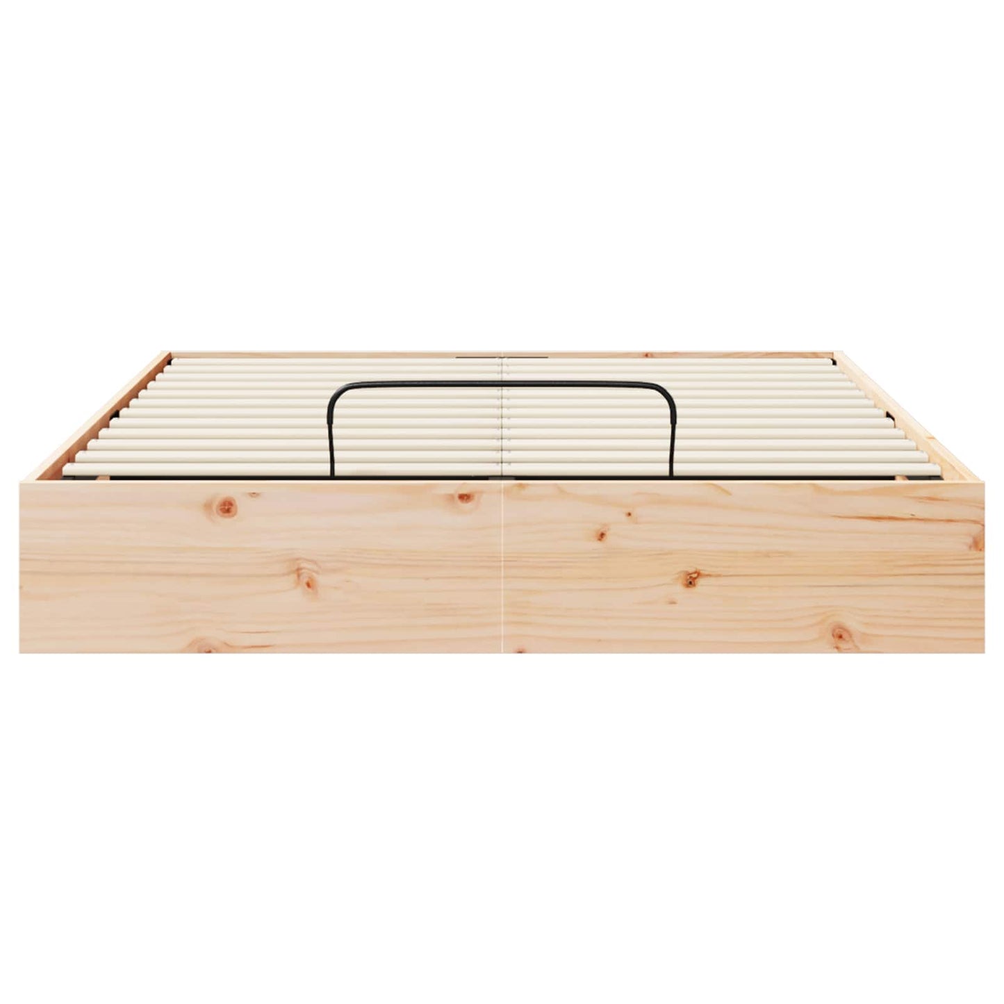 Ottoman Seng Ramme med Oppbevaring Naturlig 150 x 200 cm