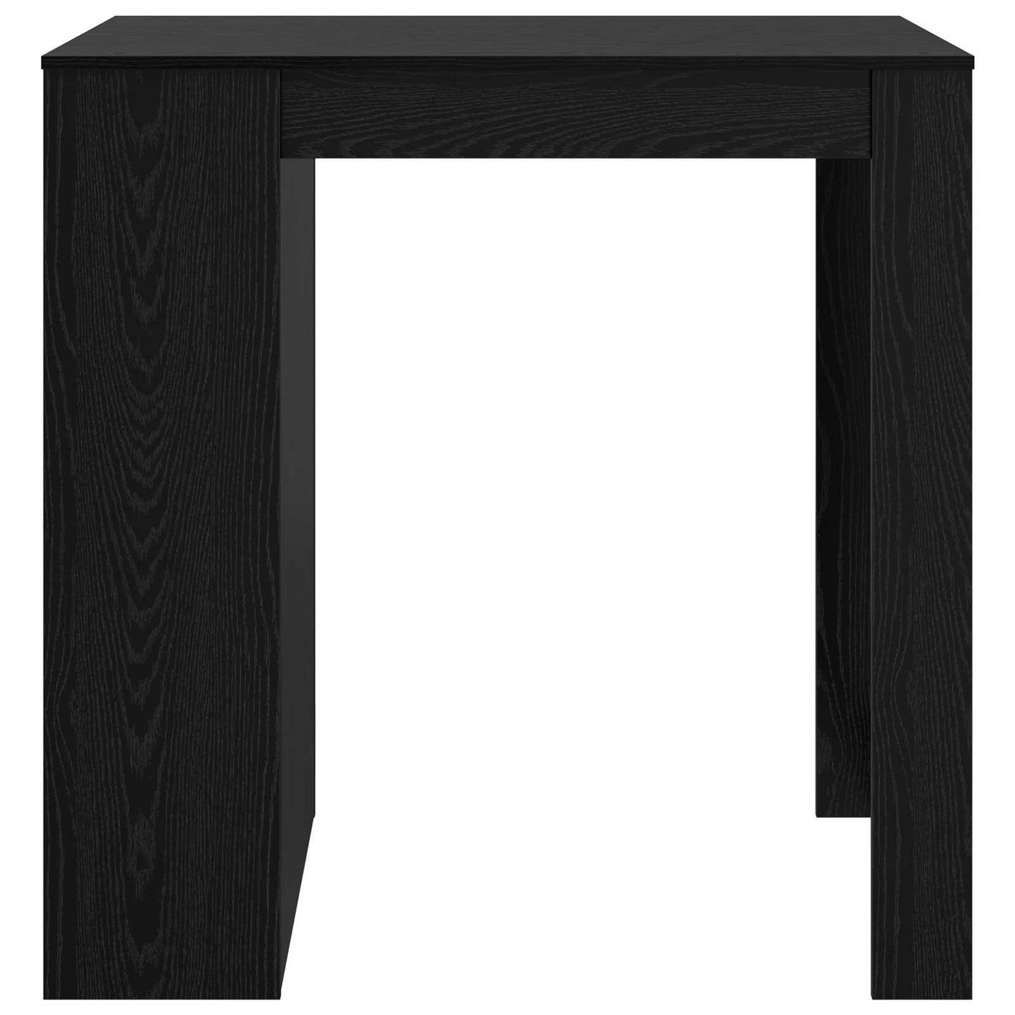 Barbord med skuff Svart Eik 102 x 70 x 103,5 cm Konstruert tre