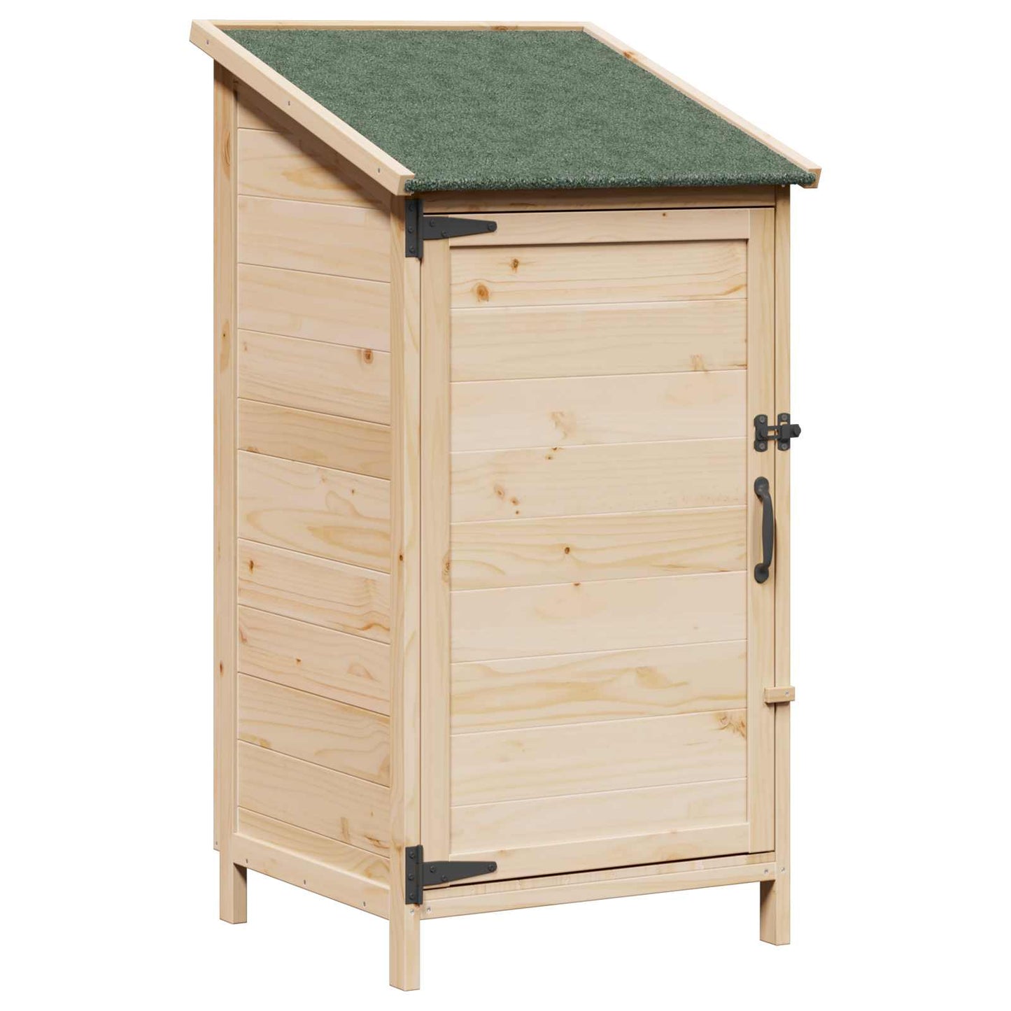 Hagehus med tak Naturlig 59 x 56 x 113,5 cm Massiv Furu Tre