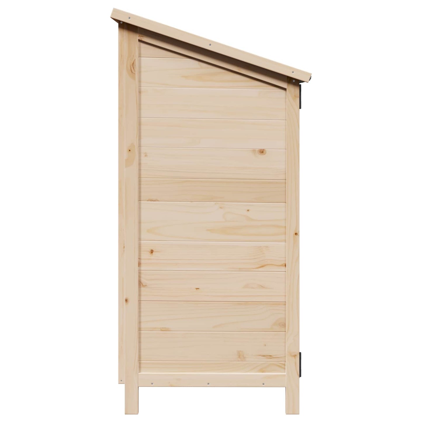 Hagehus med tak Naturlig 59 x 56 x 113,5 cm Massiv Furu Tre