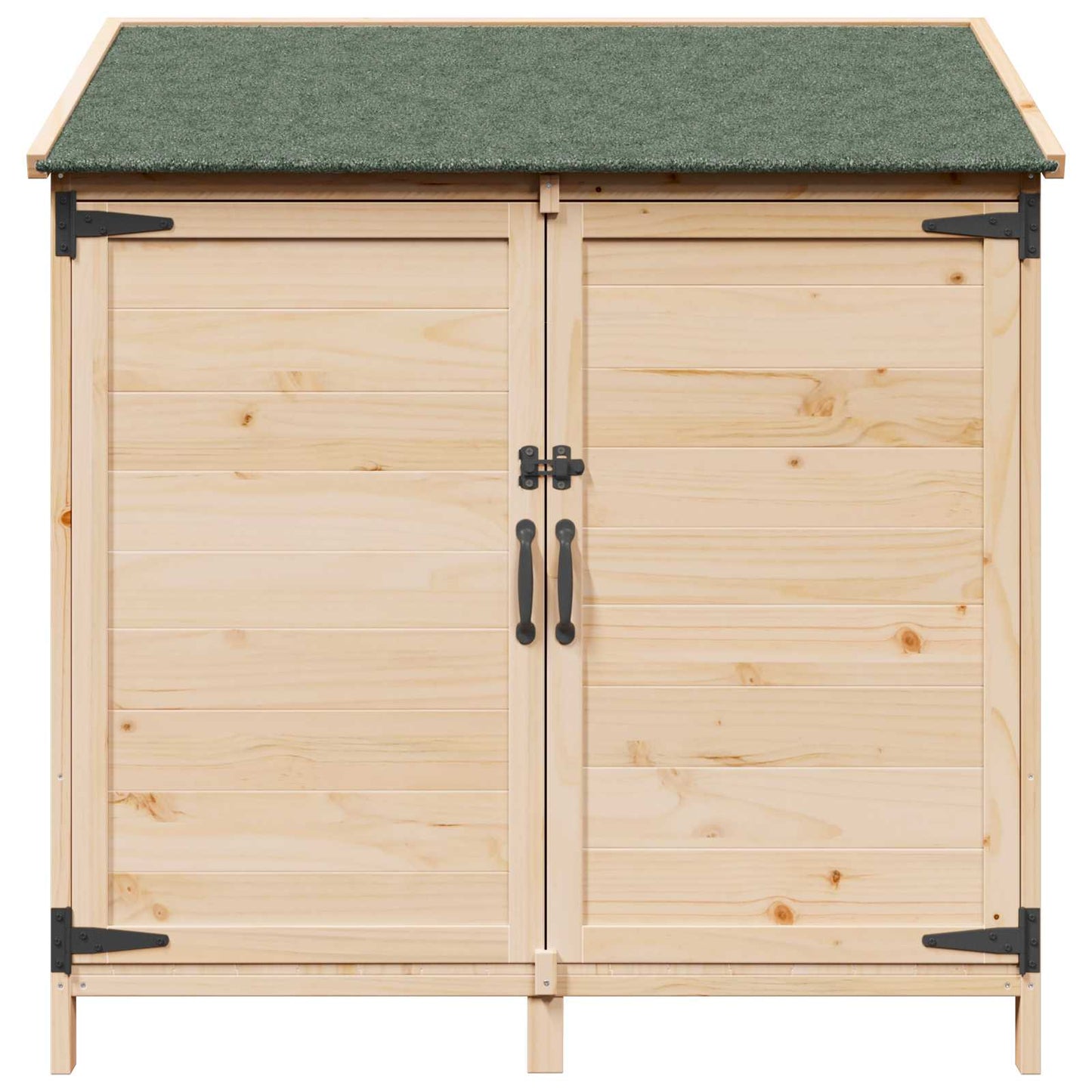 Hagehus med tak Naturlig 106,5 x 56 x 113,5 cm Massiv Furu Tre