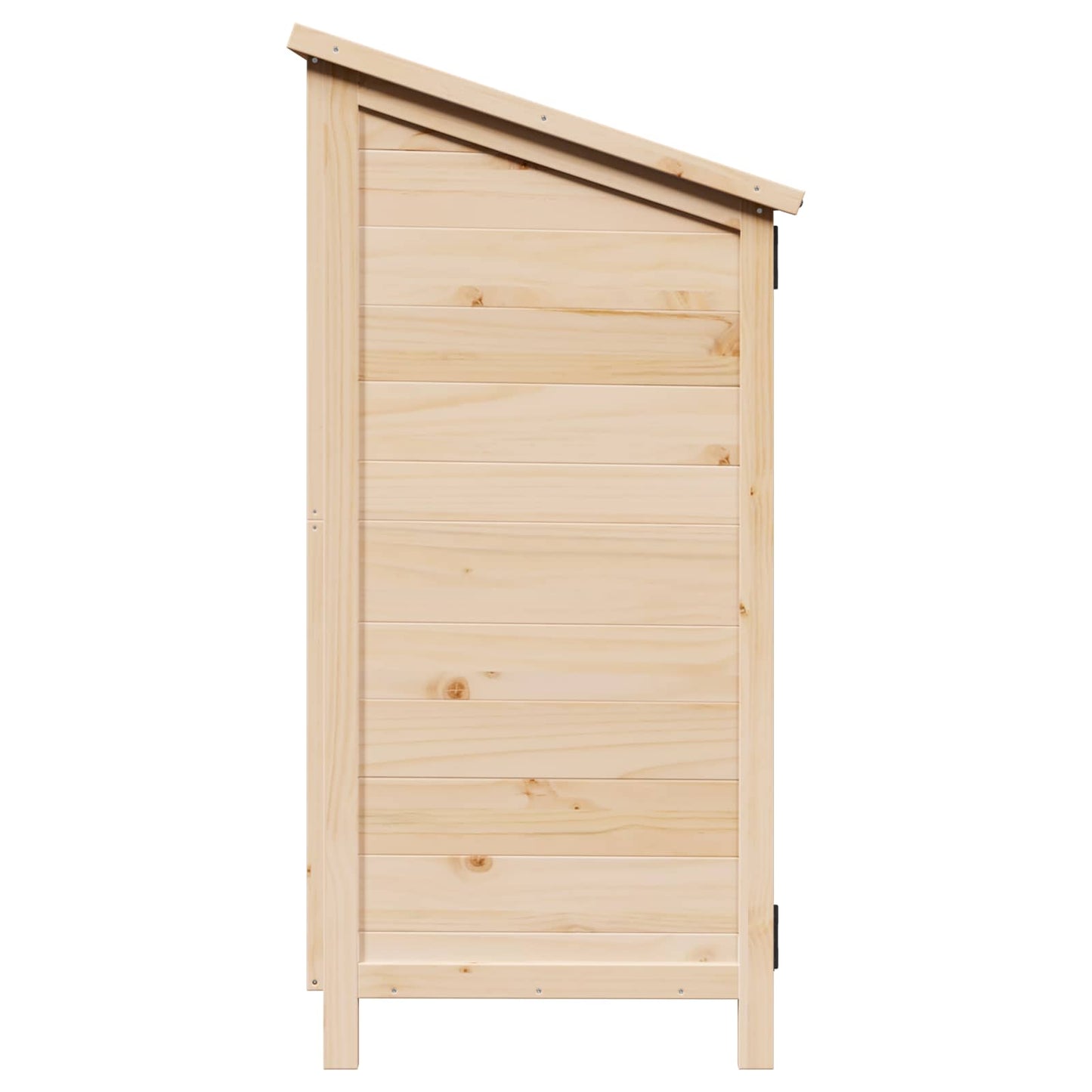 Hagehus med tak Naturlig 106,5 x 56 x 113,5 cm Massiv Furu Tre