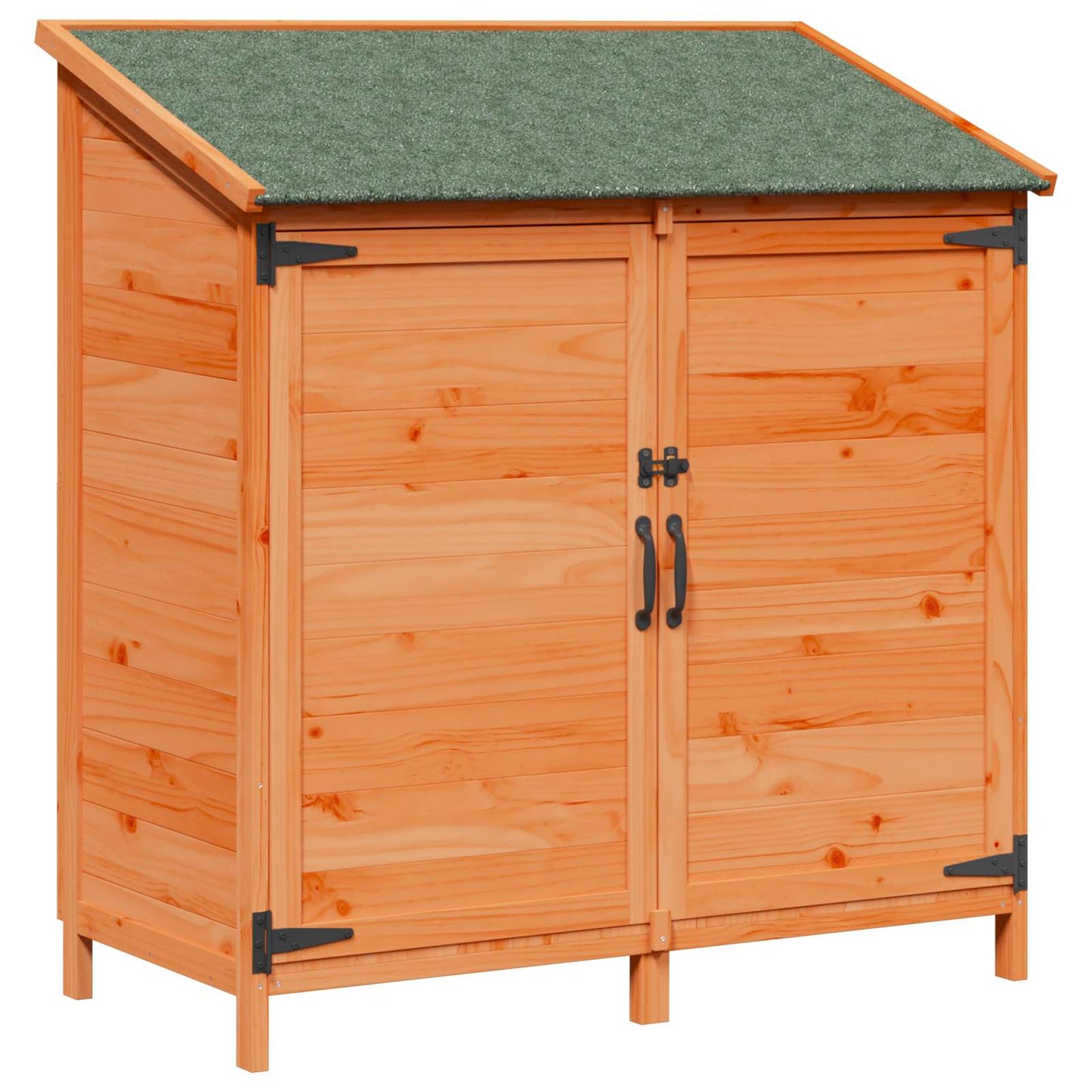 Hagehus med tak Brun 106,5 x 56 x 113,5 cm Massiv Furu Tre