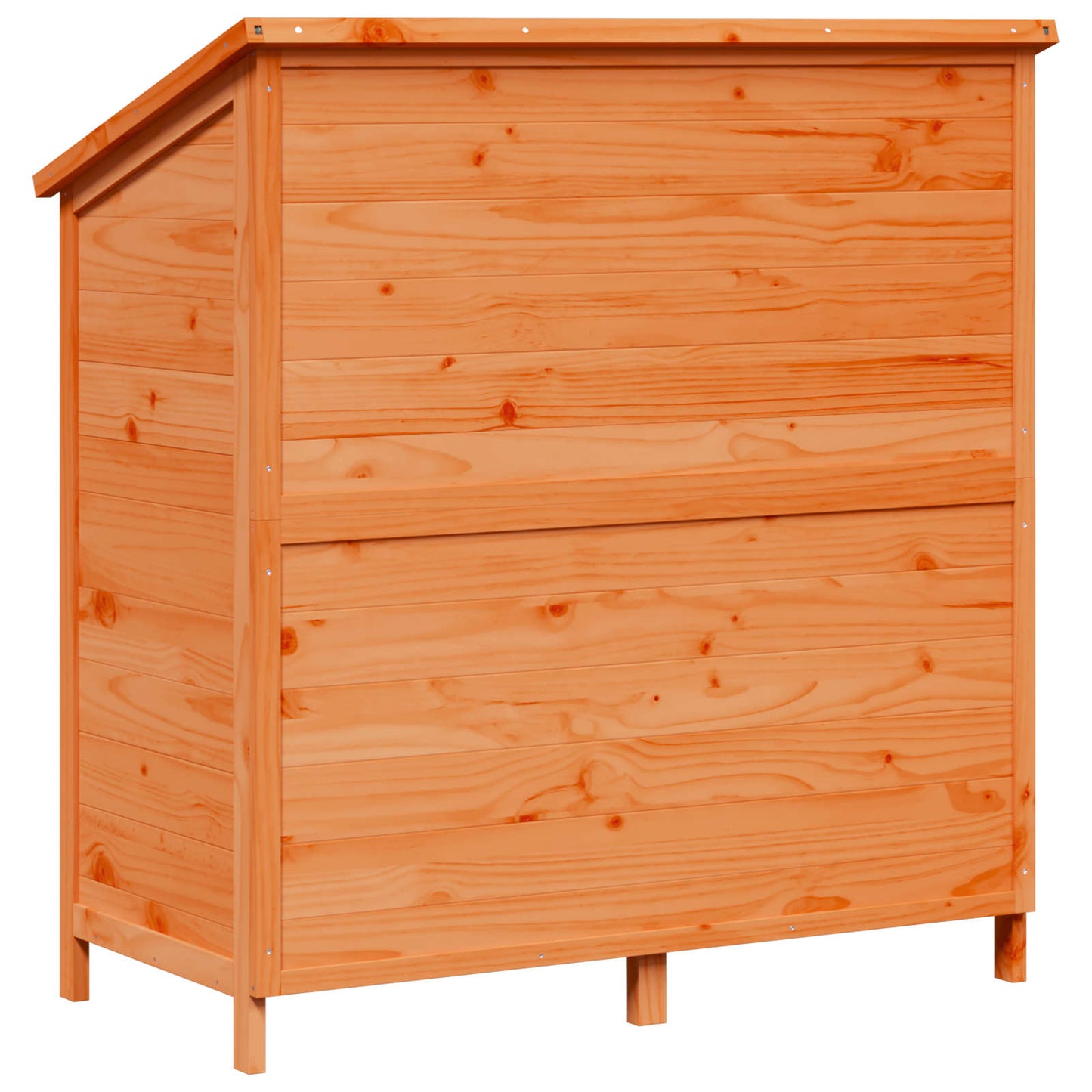 Hagehus med tak Brun 106,5 x 56 x 113,5 cm Massiv Furu Tre